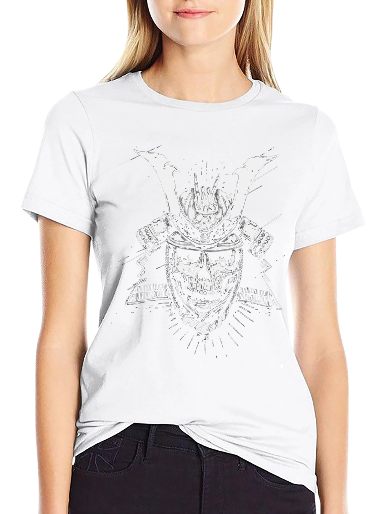 Skull Samurai T-Shirt - Graphic Tee