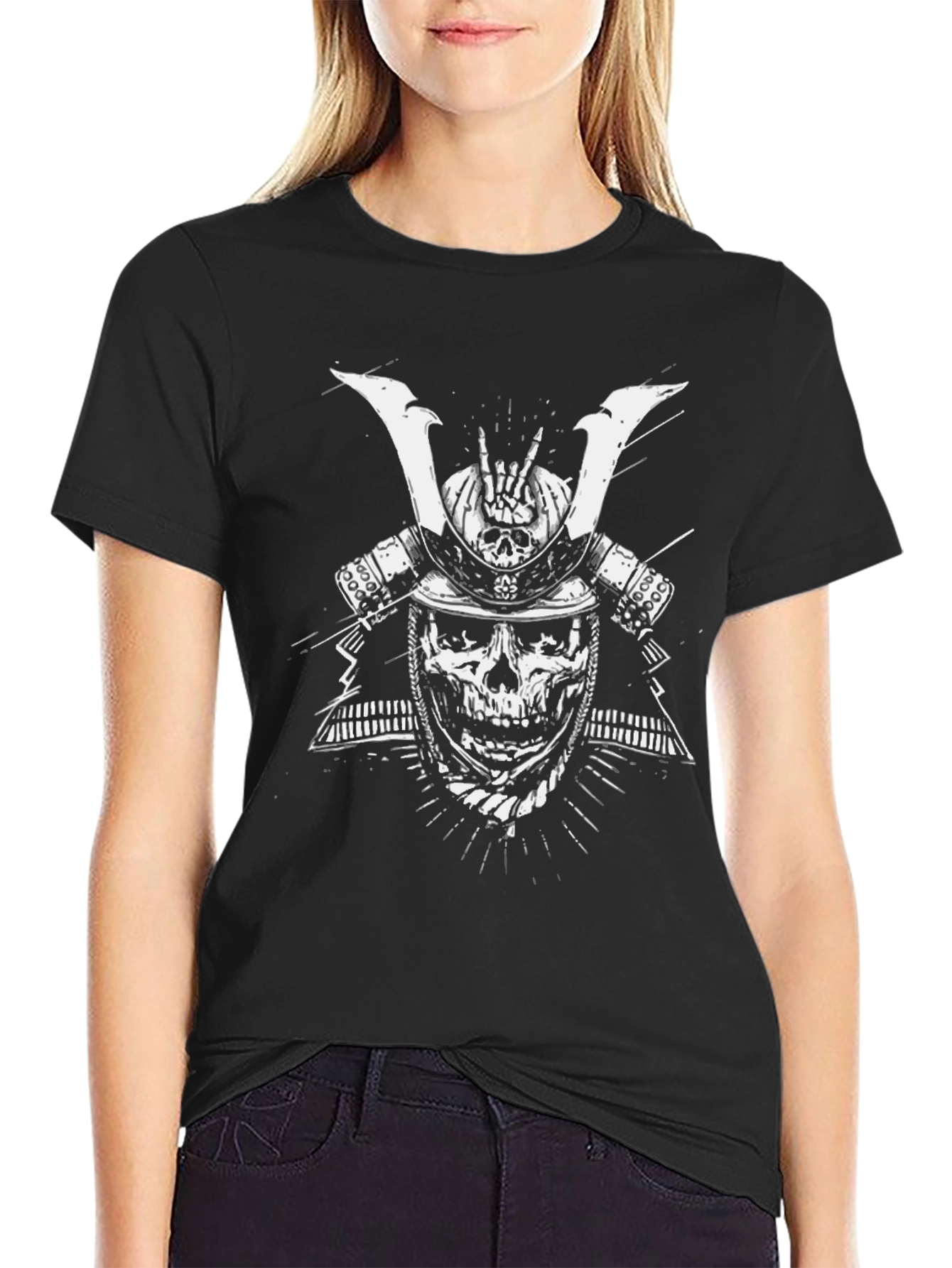 Skull Samurai T-Shirt - Graphic Tee