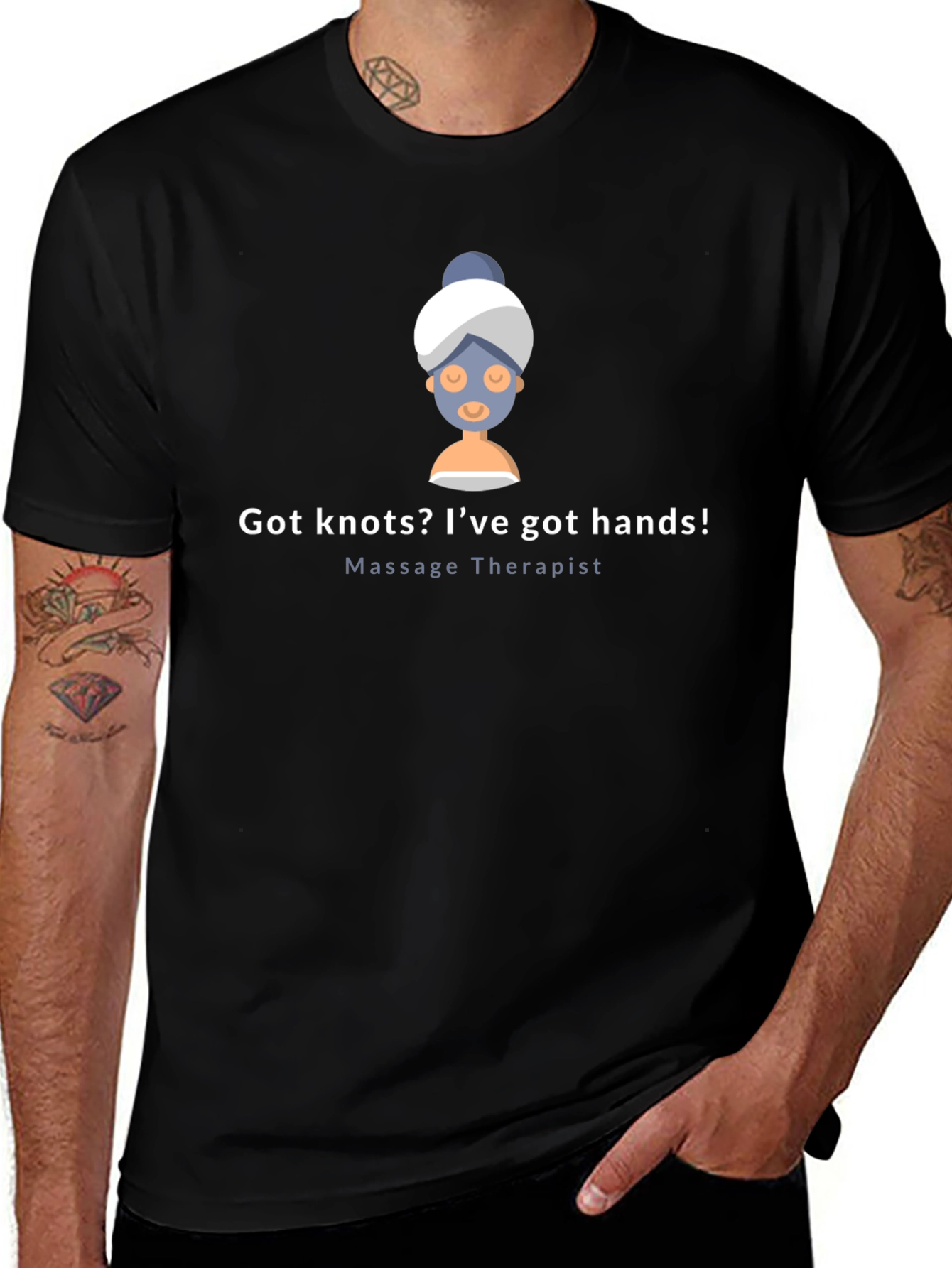 Massage Therapist Humor T-Shirt - Got Knots?