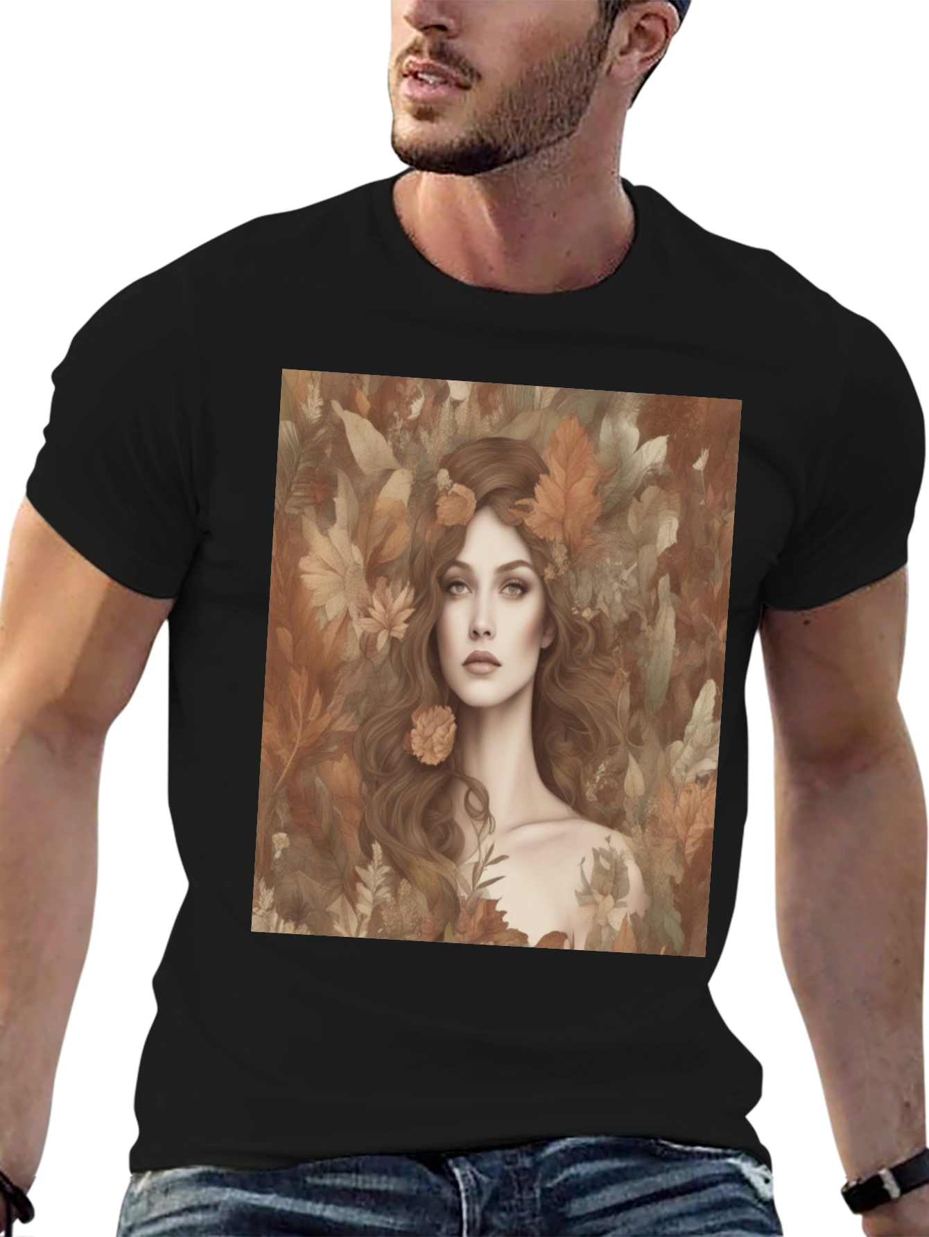 Nature Goddess T-Shirt - Stylish Graphic Tee
