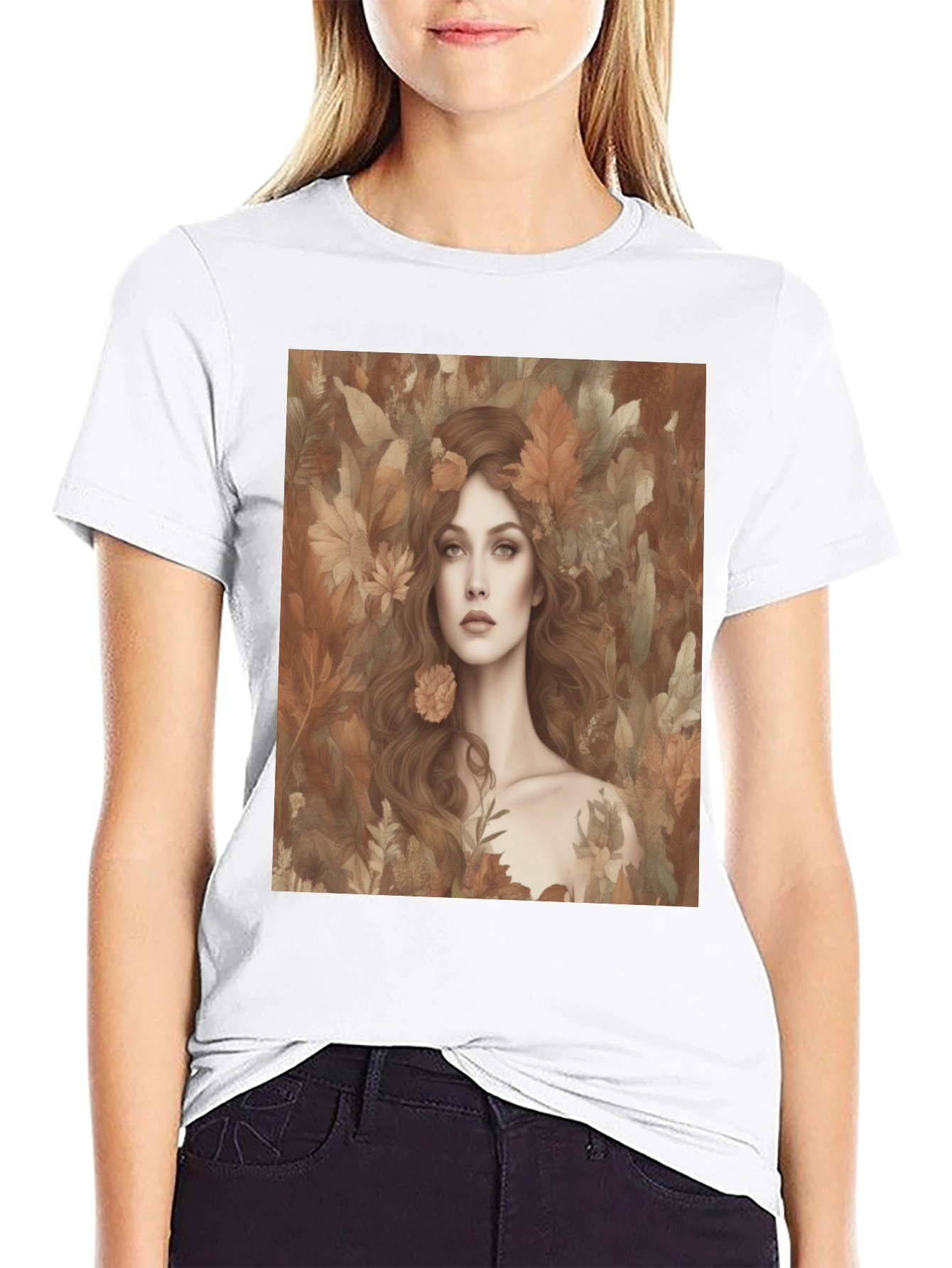 Nature Goddess T-Shirt - Stylish Graphic Tee