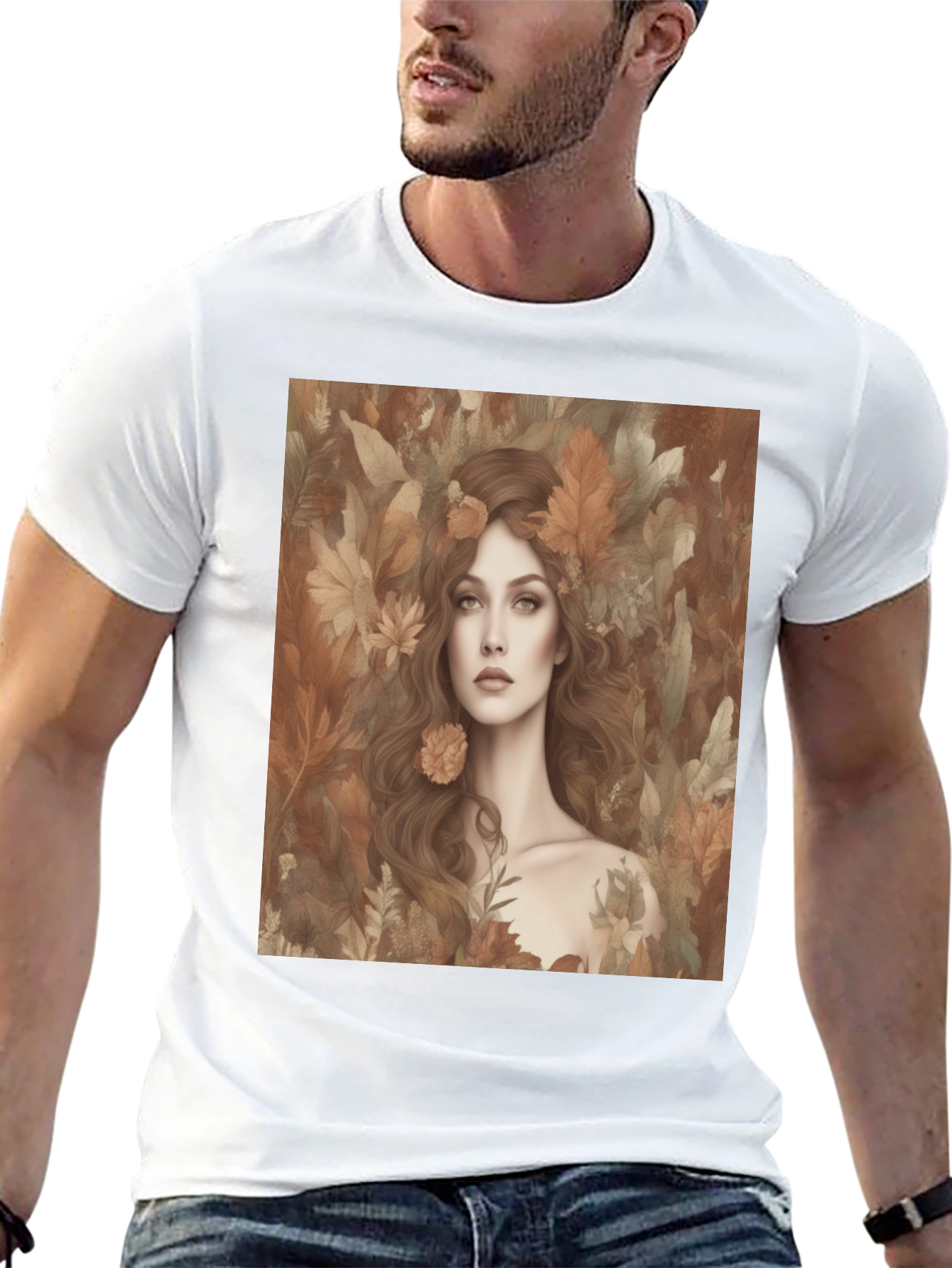 Nature Goddess T-Shirt - Stylish Graphic Tee