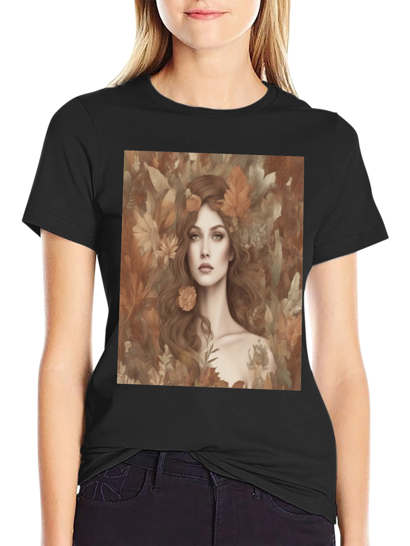 Nature Goddess T-Shirt - Stylish Graphic Tee
