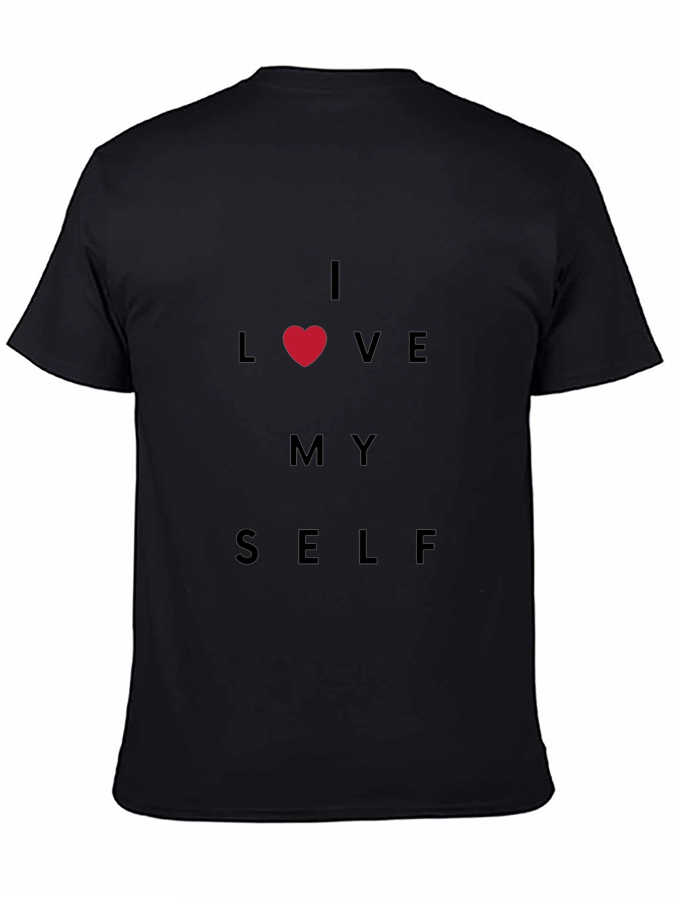 I Love Myself Black T-Shirt