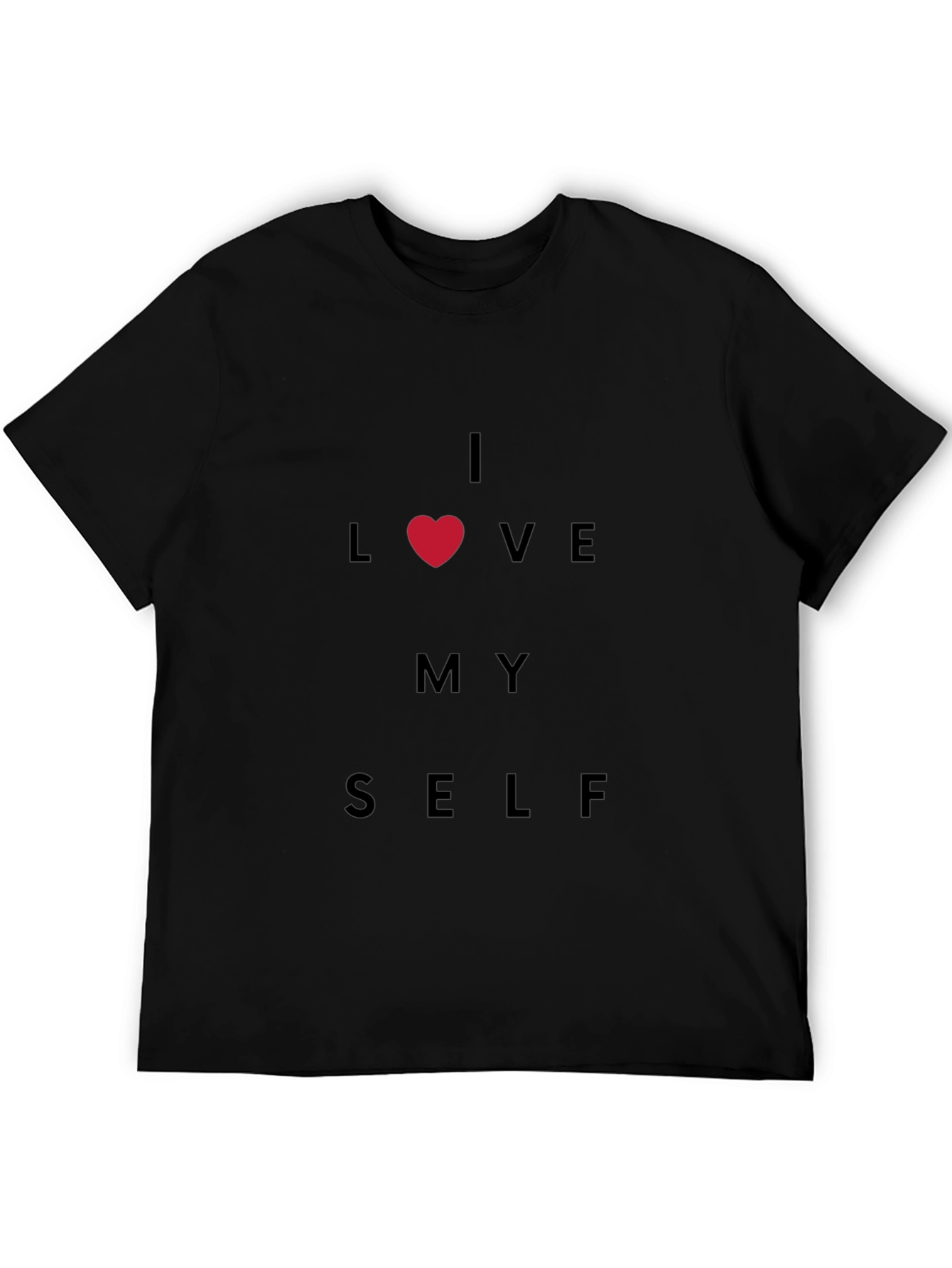 I Love Myself Black T-Shirt