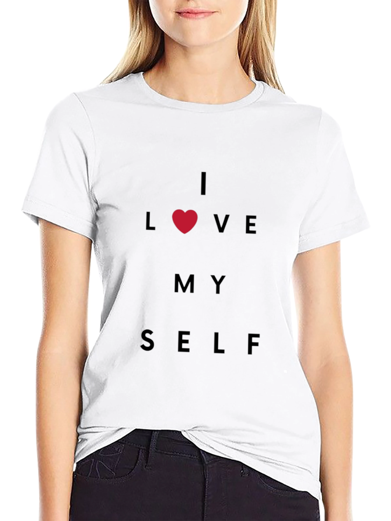 I Love Myself Black T-Shirt