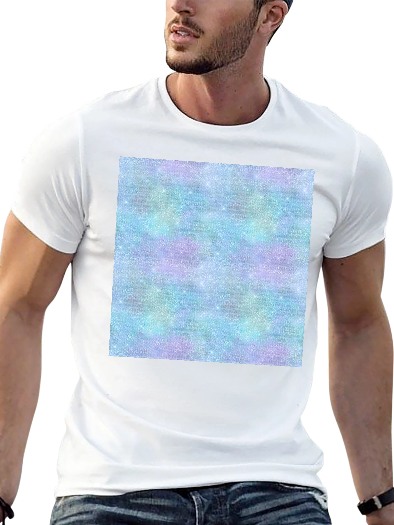 Galaxy Sparkle Tee - Trendy Print