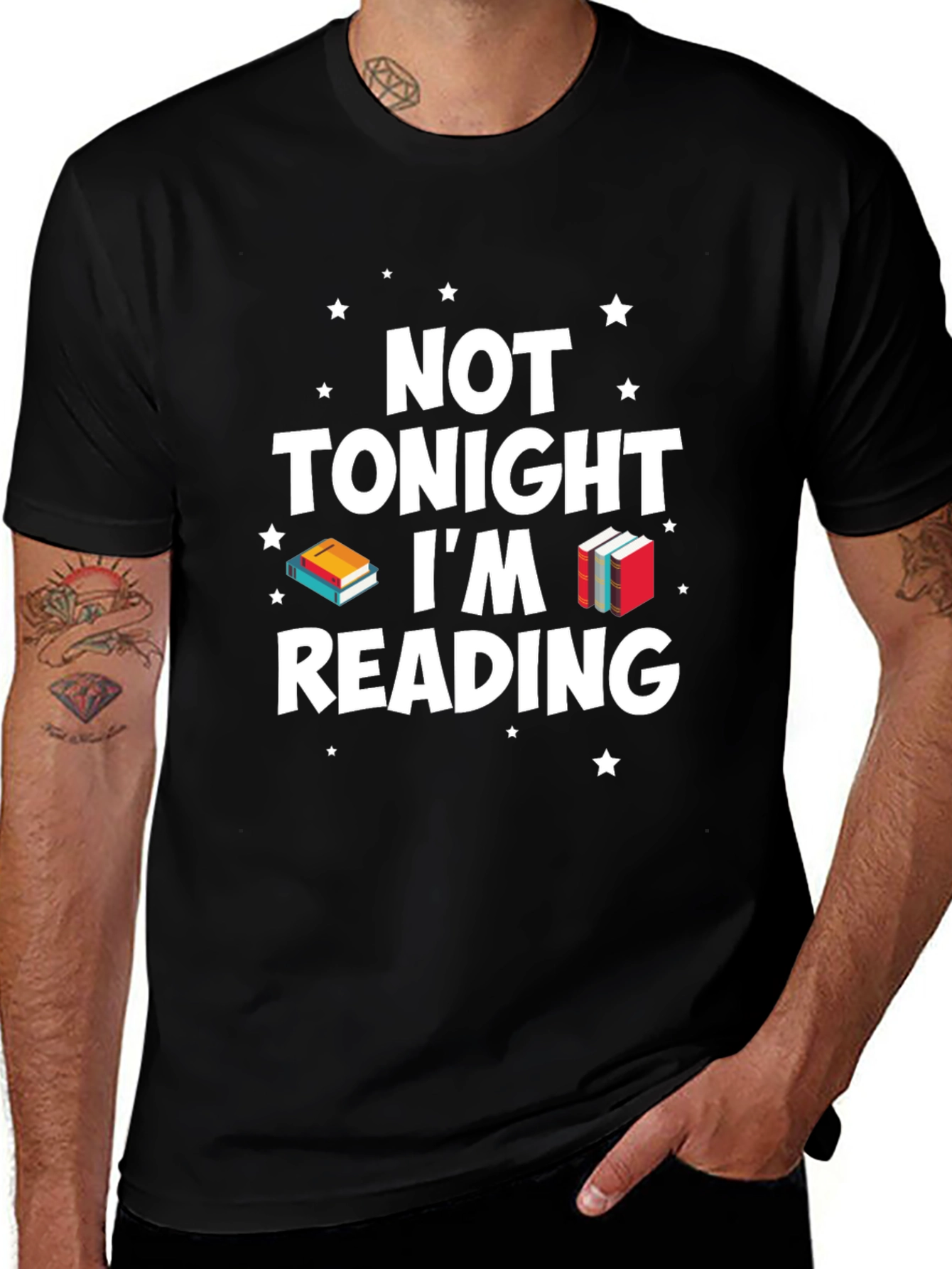 Not Tonight Im Reading Graphic T-Shirt