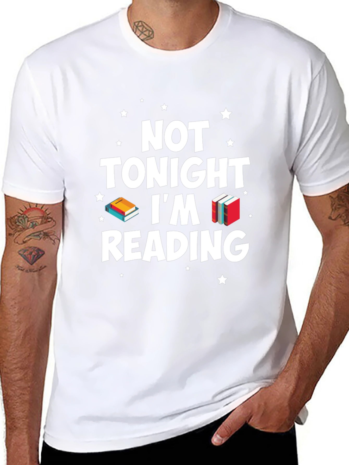 Not Tonight Im Reading Graphic T-Shirt