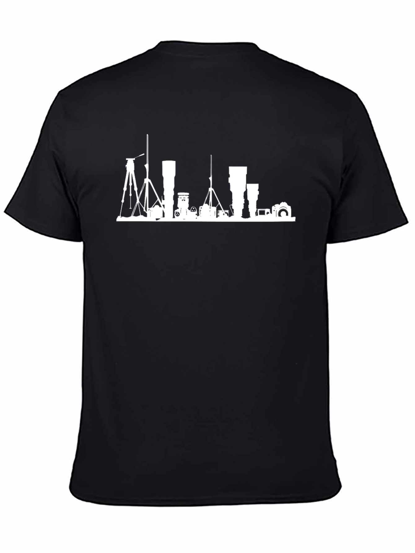 Camera Equipment Silhouette Graphic Tee