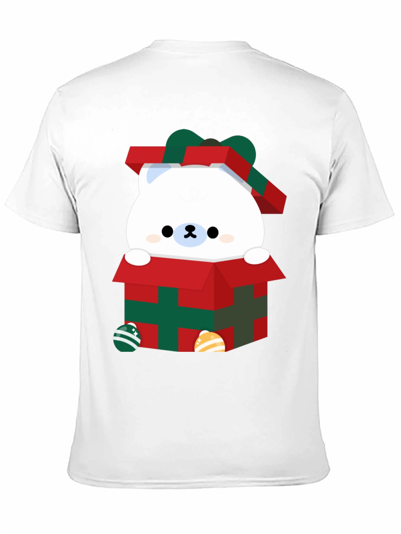 Cute Bear in Gift Box Graphic Tee