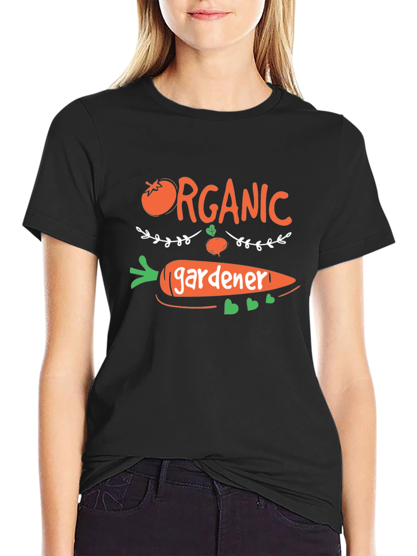 Organic Gardener Graphic Tee - Black