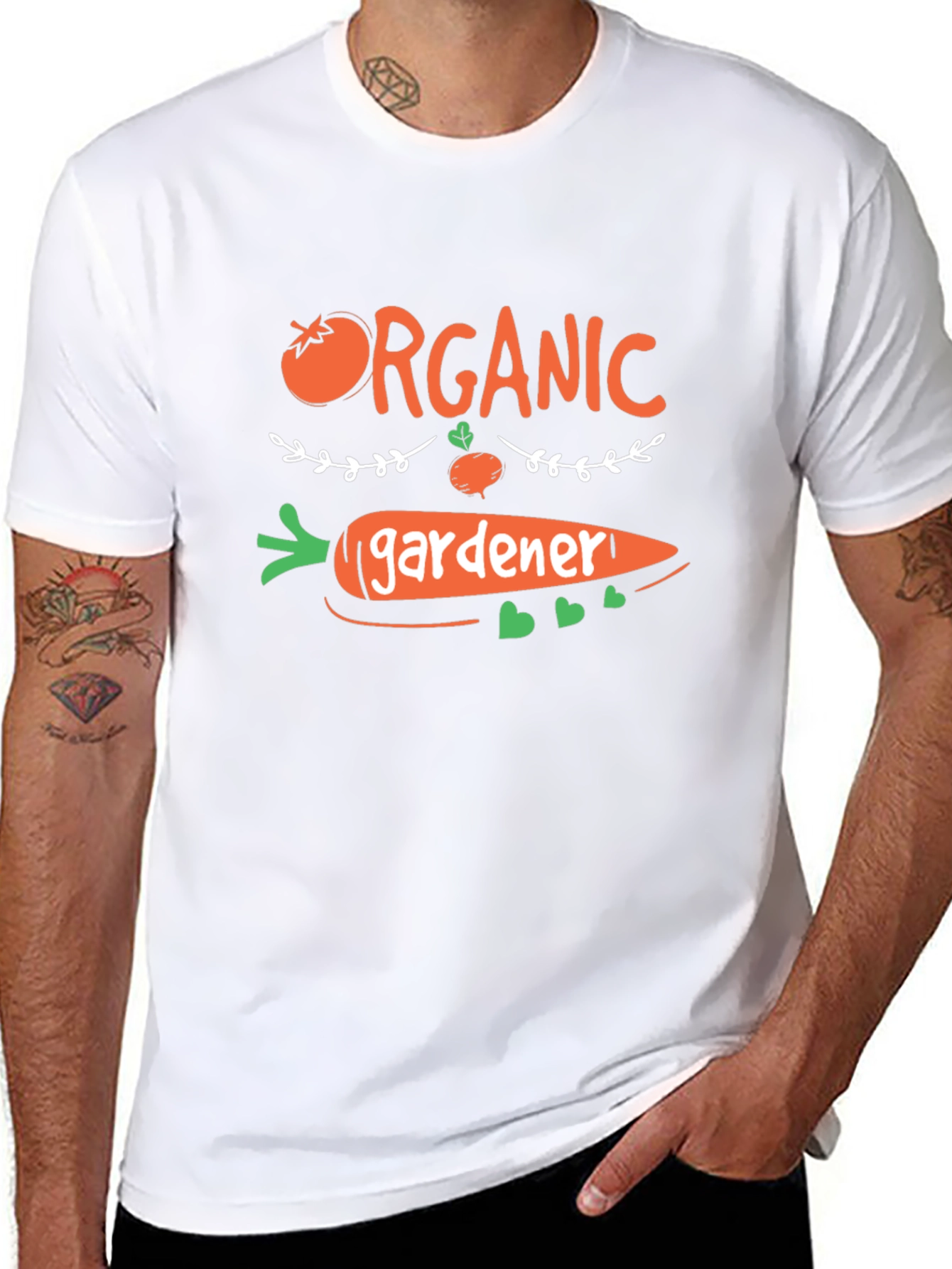 Organic Gardener Graphic Tee - Black