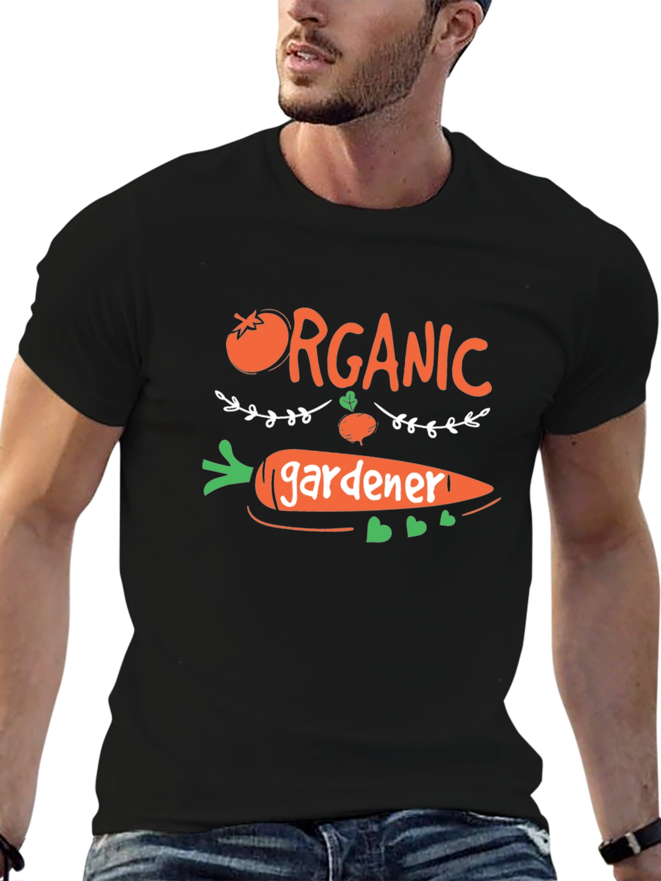 Organic Gardener Graphic Tee - Black