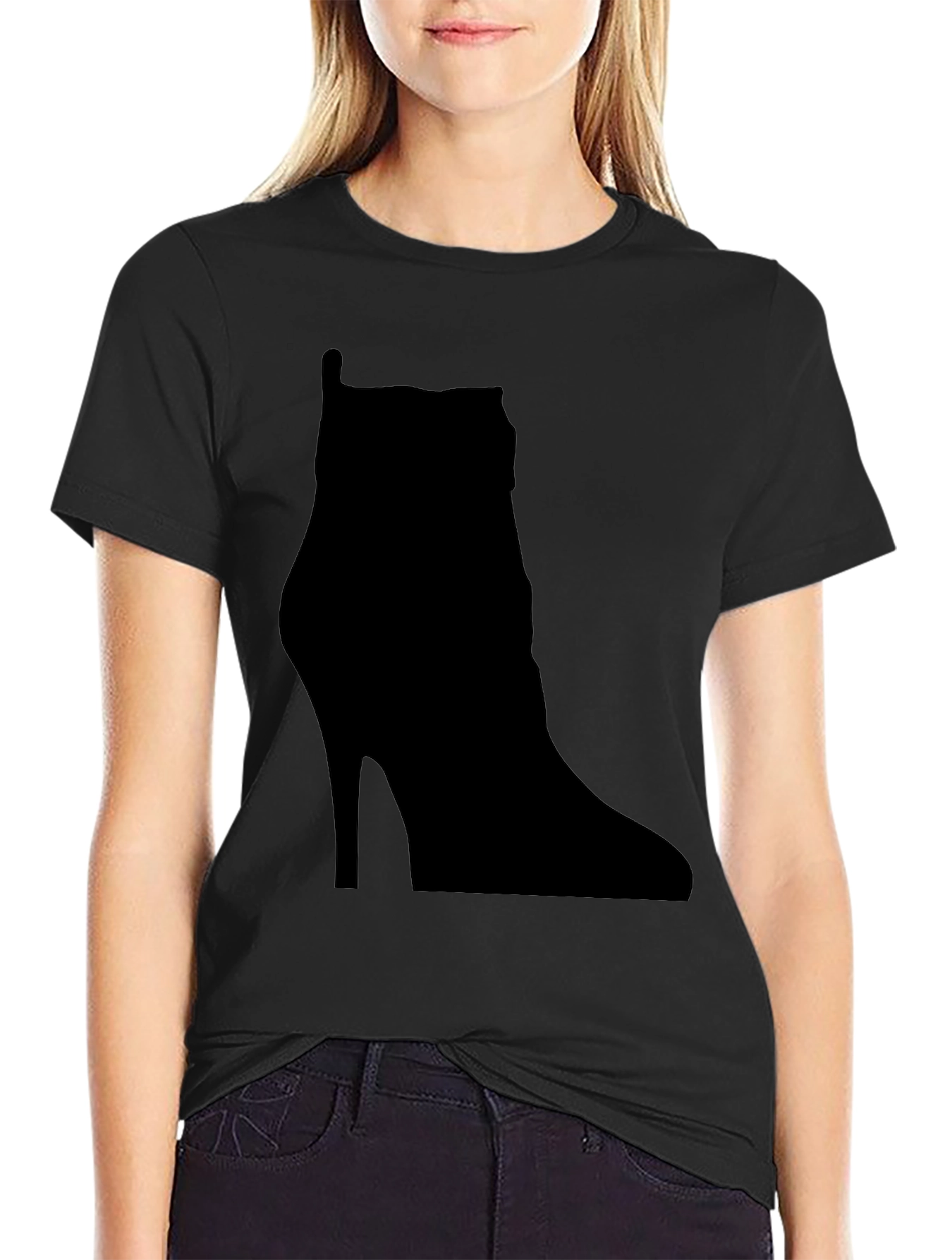 High Heel Boot Silhouette T-Shirt