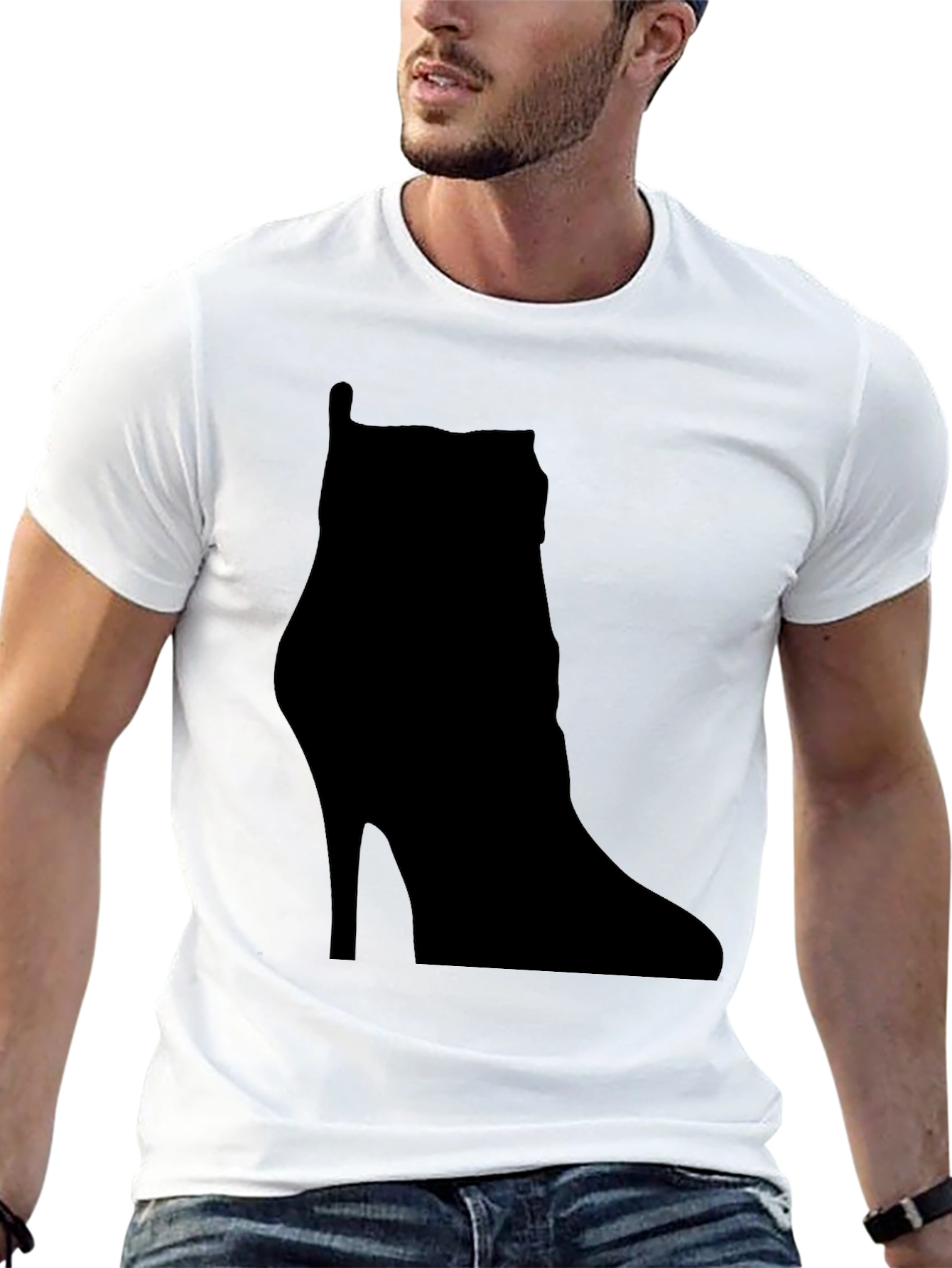 High Heel Boot Silhouette T-Shirt