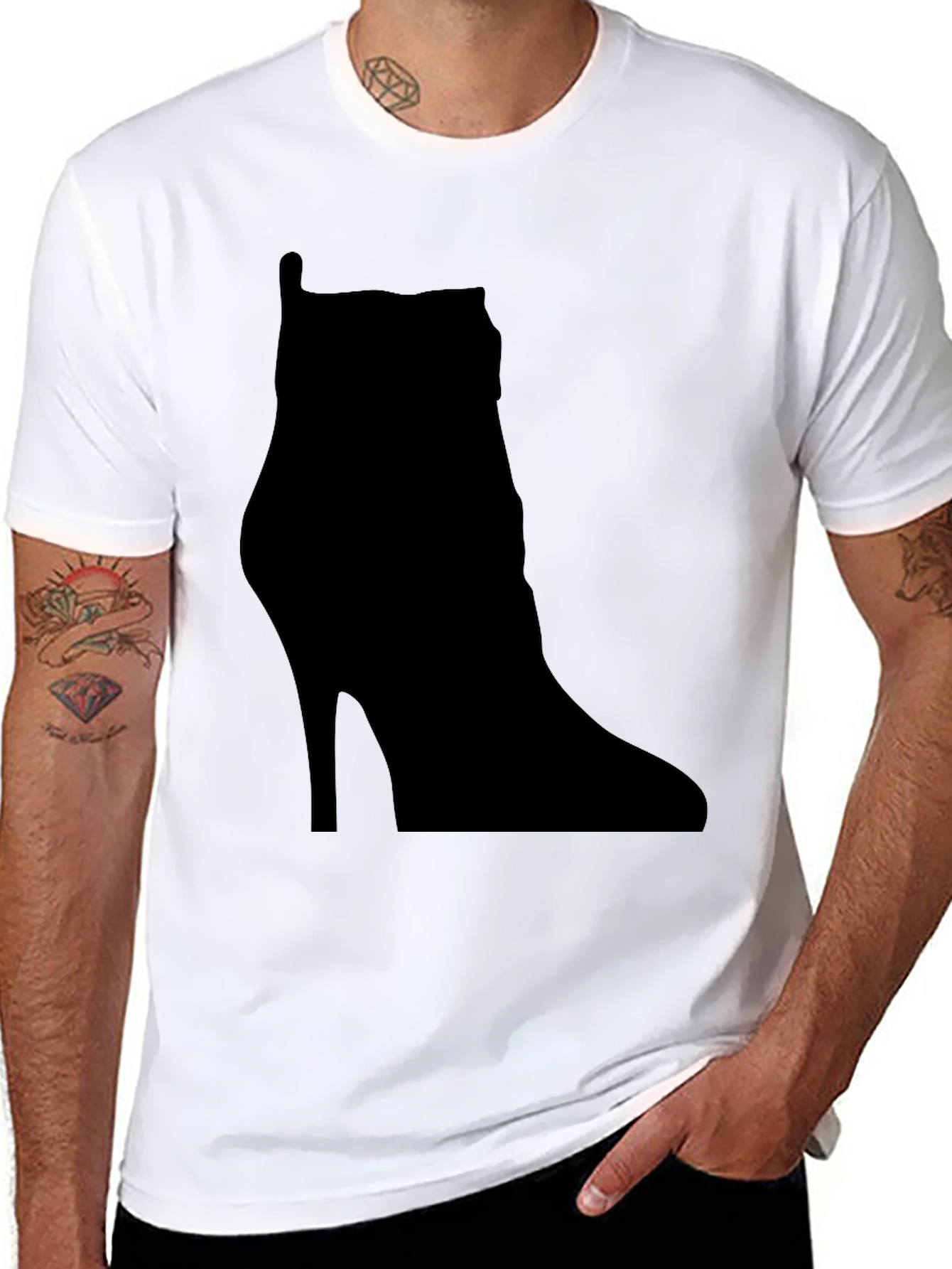 High Heel Boot Silhouette T-Shirt