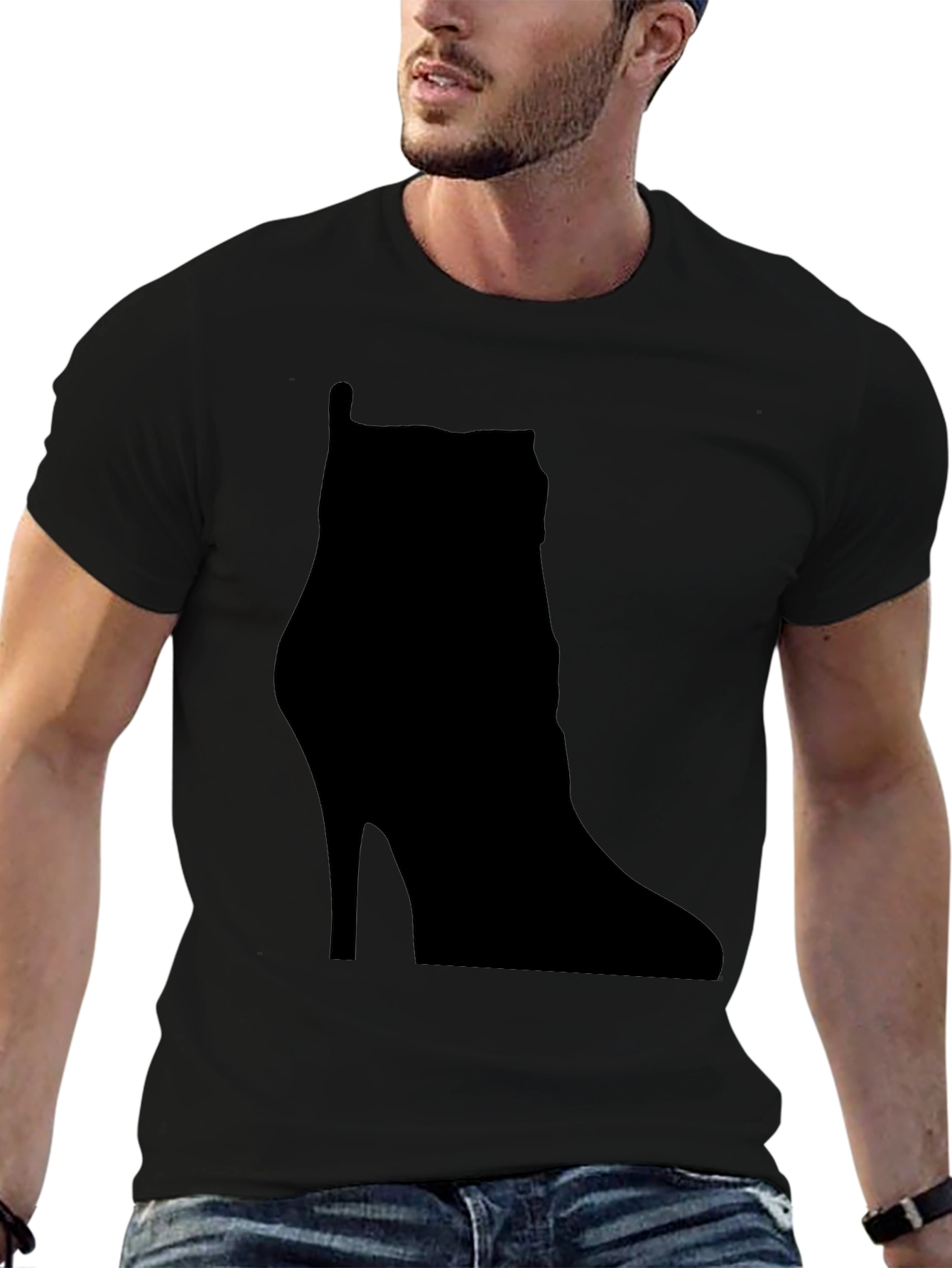 High Heel Boot Silhouette T-Shirt