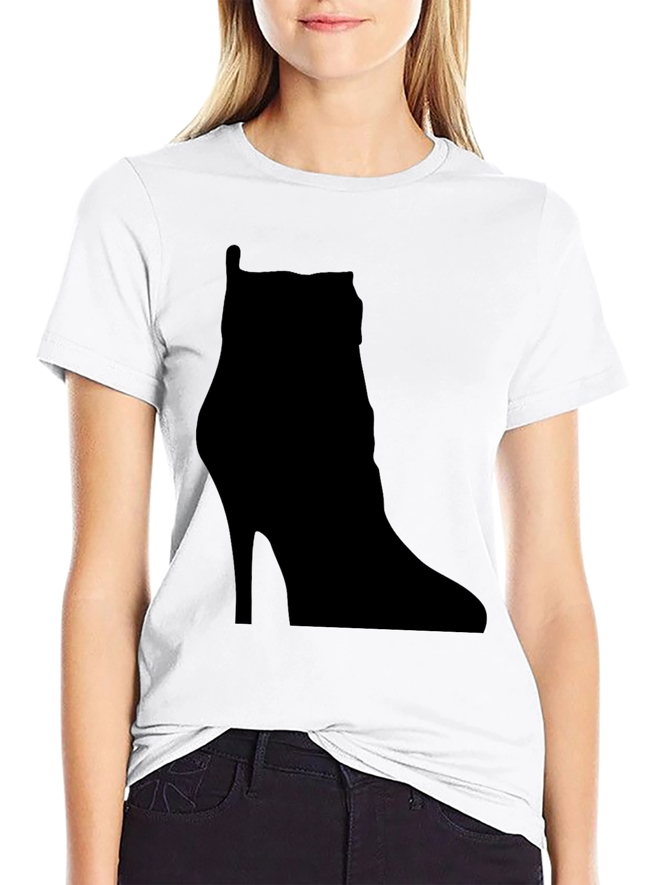 High Heel Boot Silhouette T-Shirt