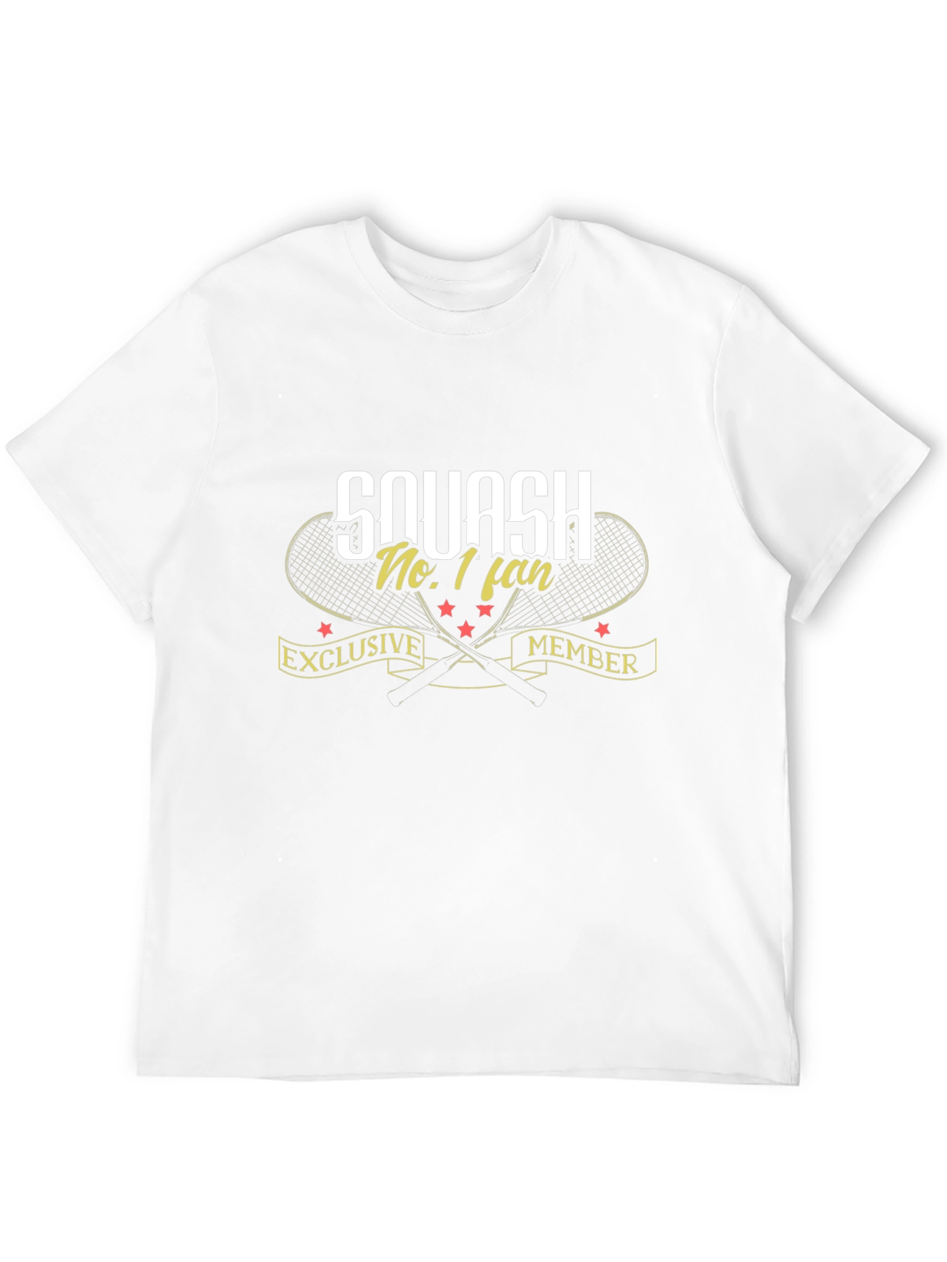 Squash No. 1 Fan Black T-Shirt Exclusive Member Design