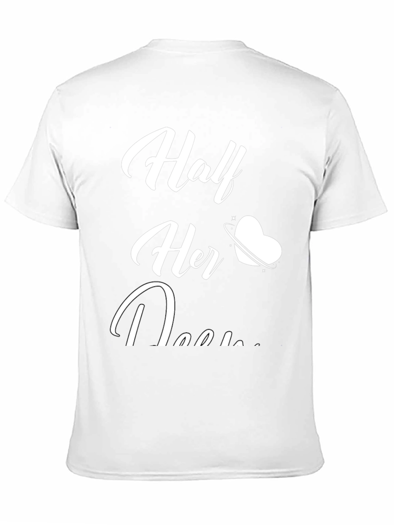 Half Her Heart T-Shirt - Romantic Couple Matching Tee