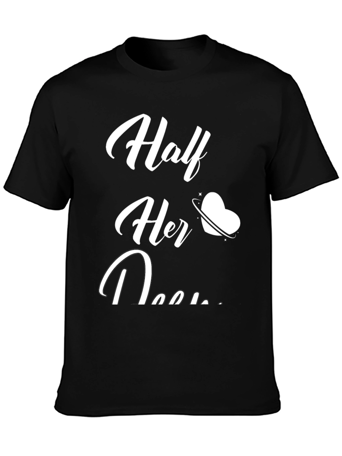 Half Her Heart T-Shirt - Romantic Couple Matching Tee