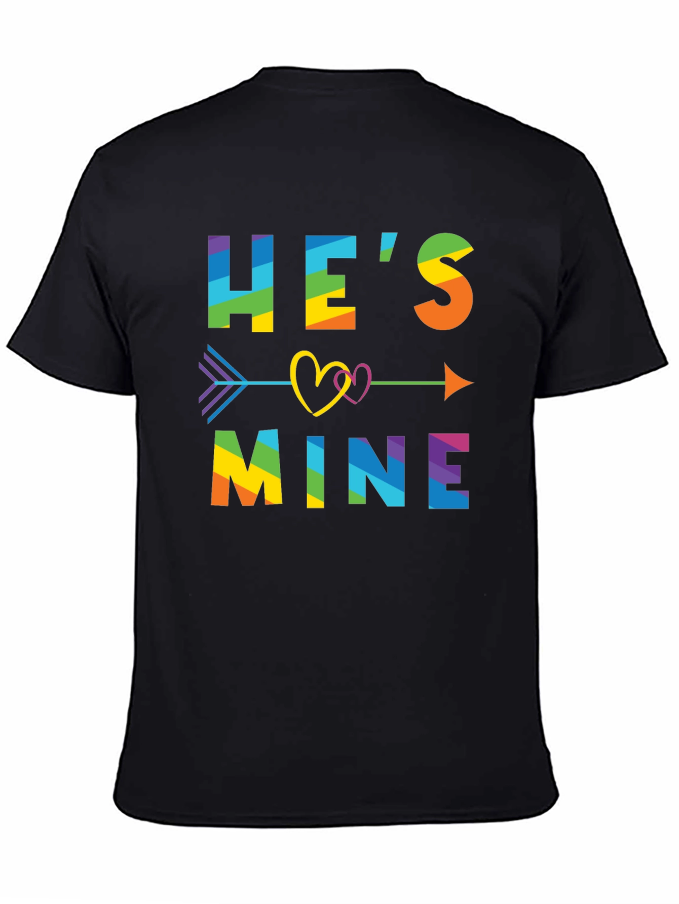 Hes Mine Rainbow LGBTQ Pride T-Shirt