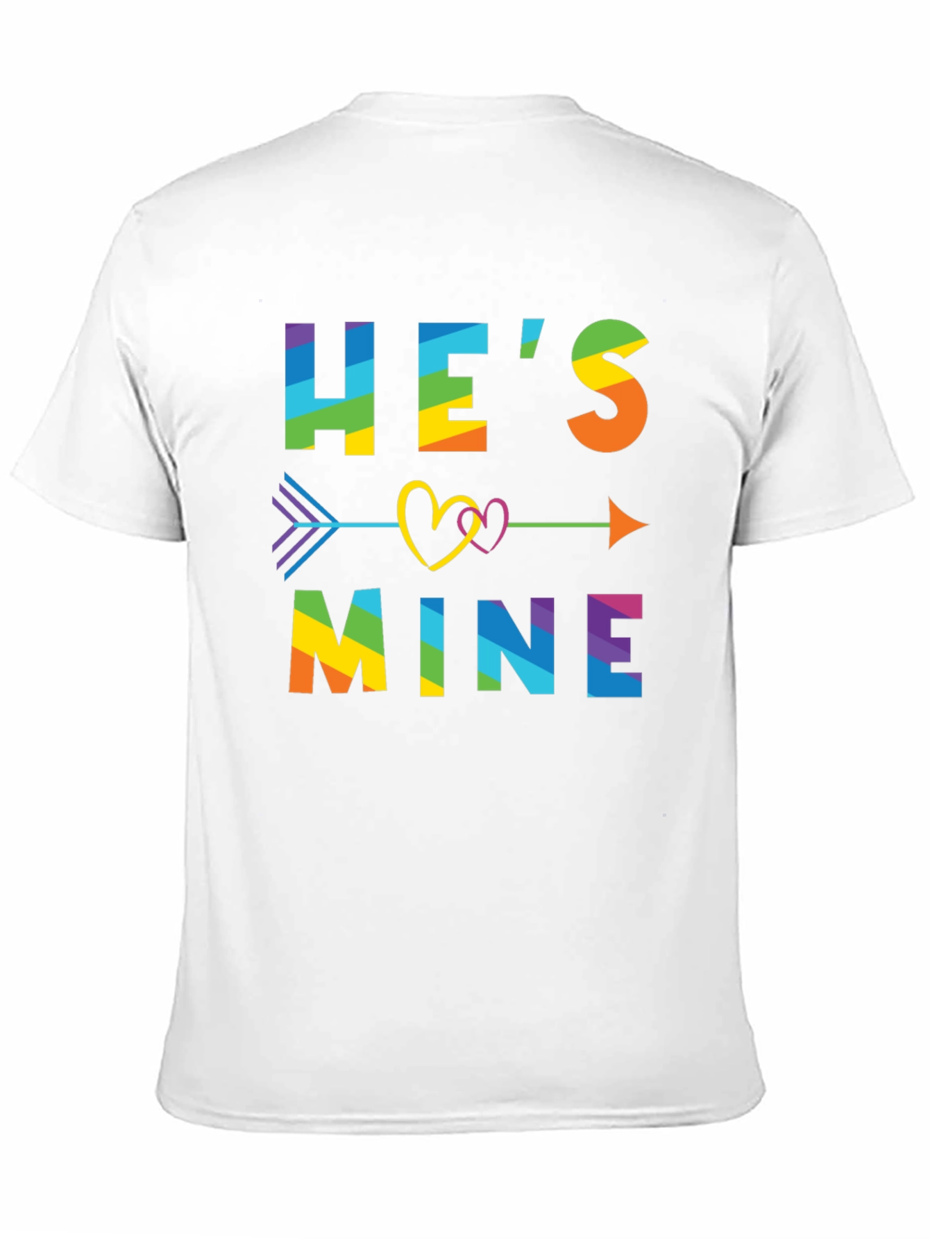 Hes Mine Rainbow LGBTQ Pride T-Shirt
