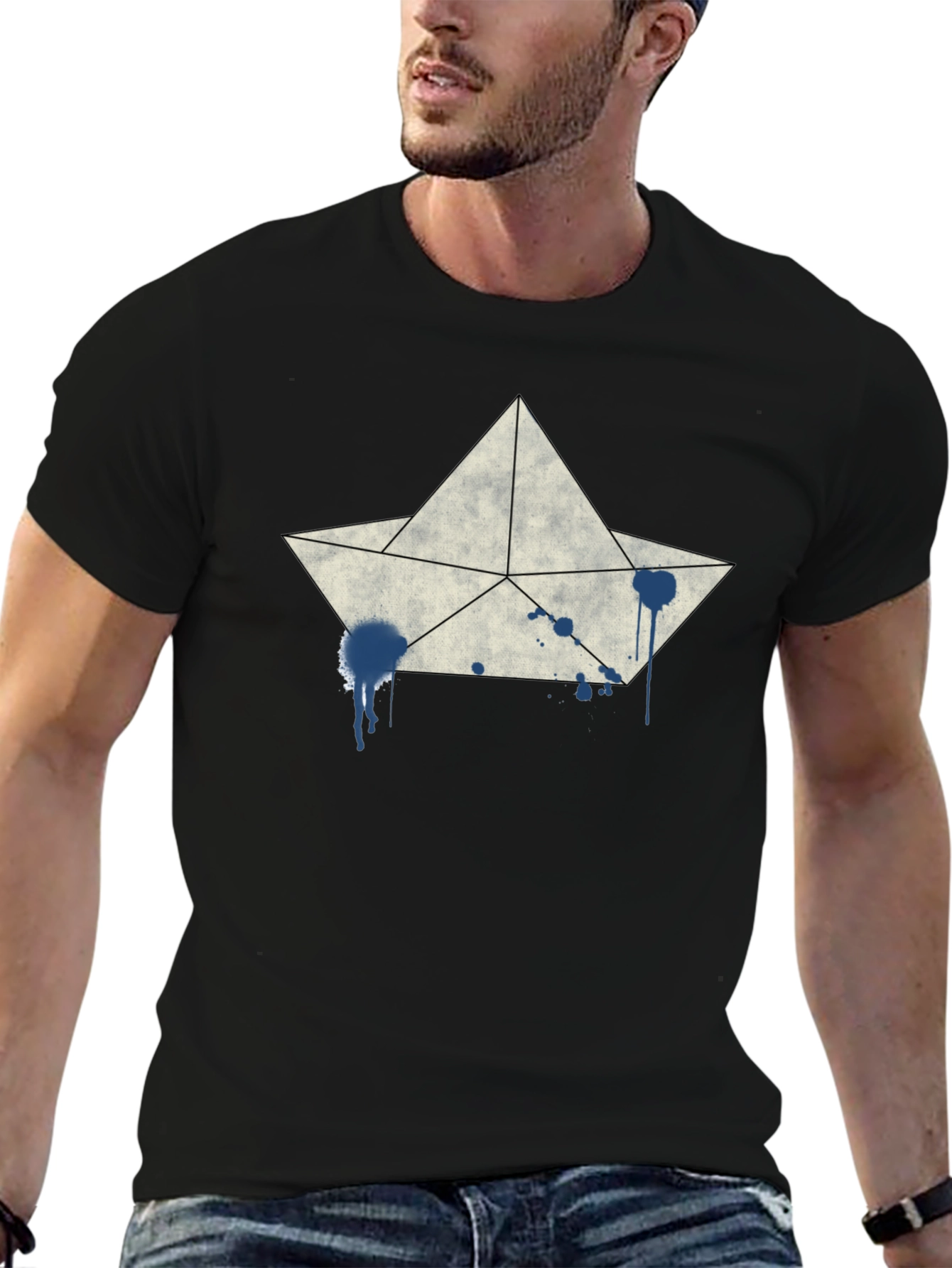 Paper Boat Graphic T-Shirt