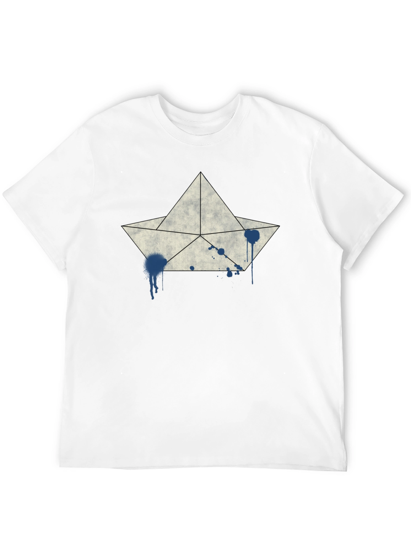 Paper Boat Graphic T-Shirt