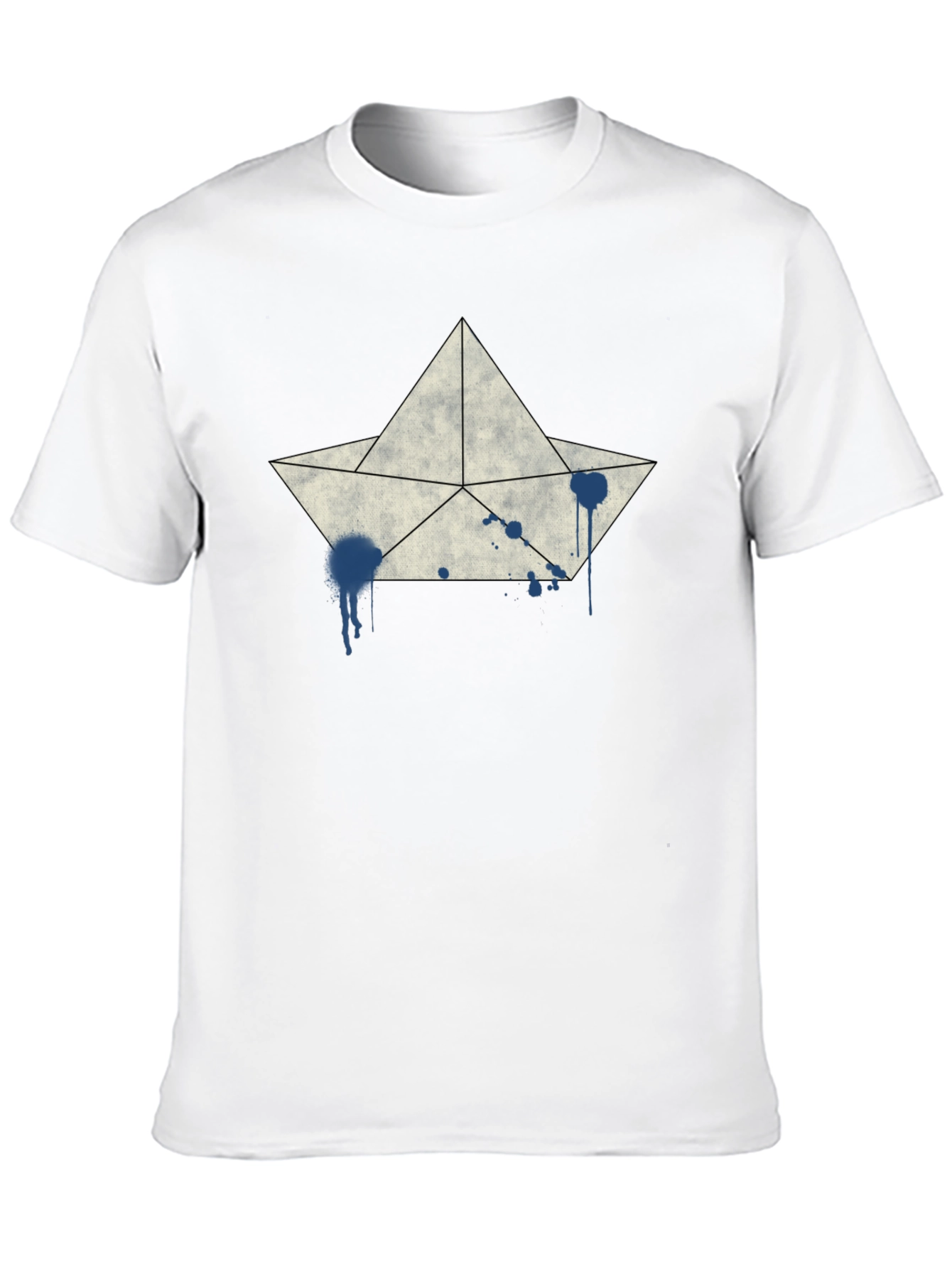 Paper Boat Graphic T-Shirt