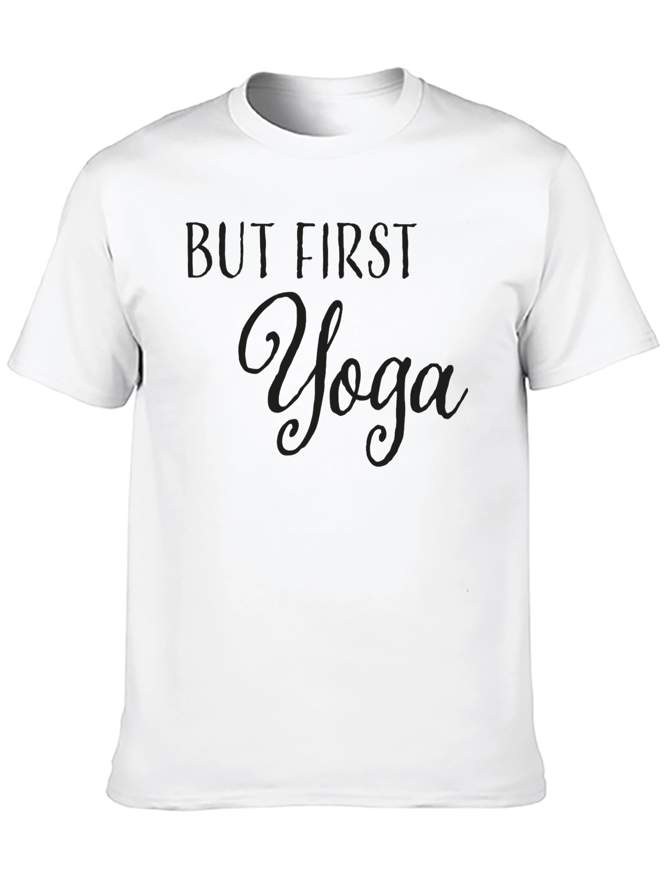 But First Yoga Graphic Tee - Unisex