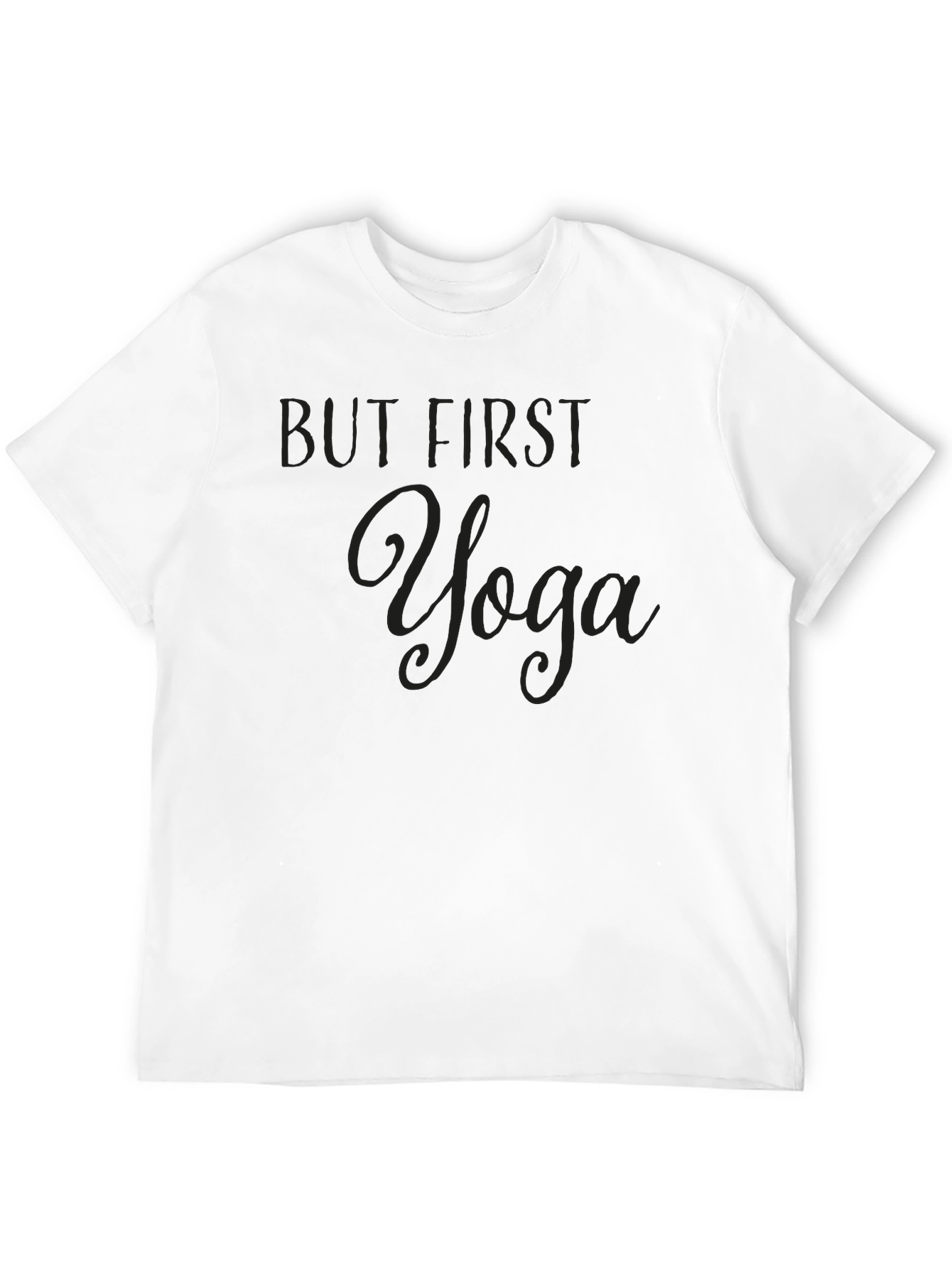 But First Yoga Graphic Tee - Unisex