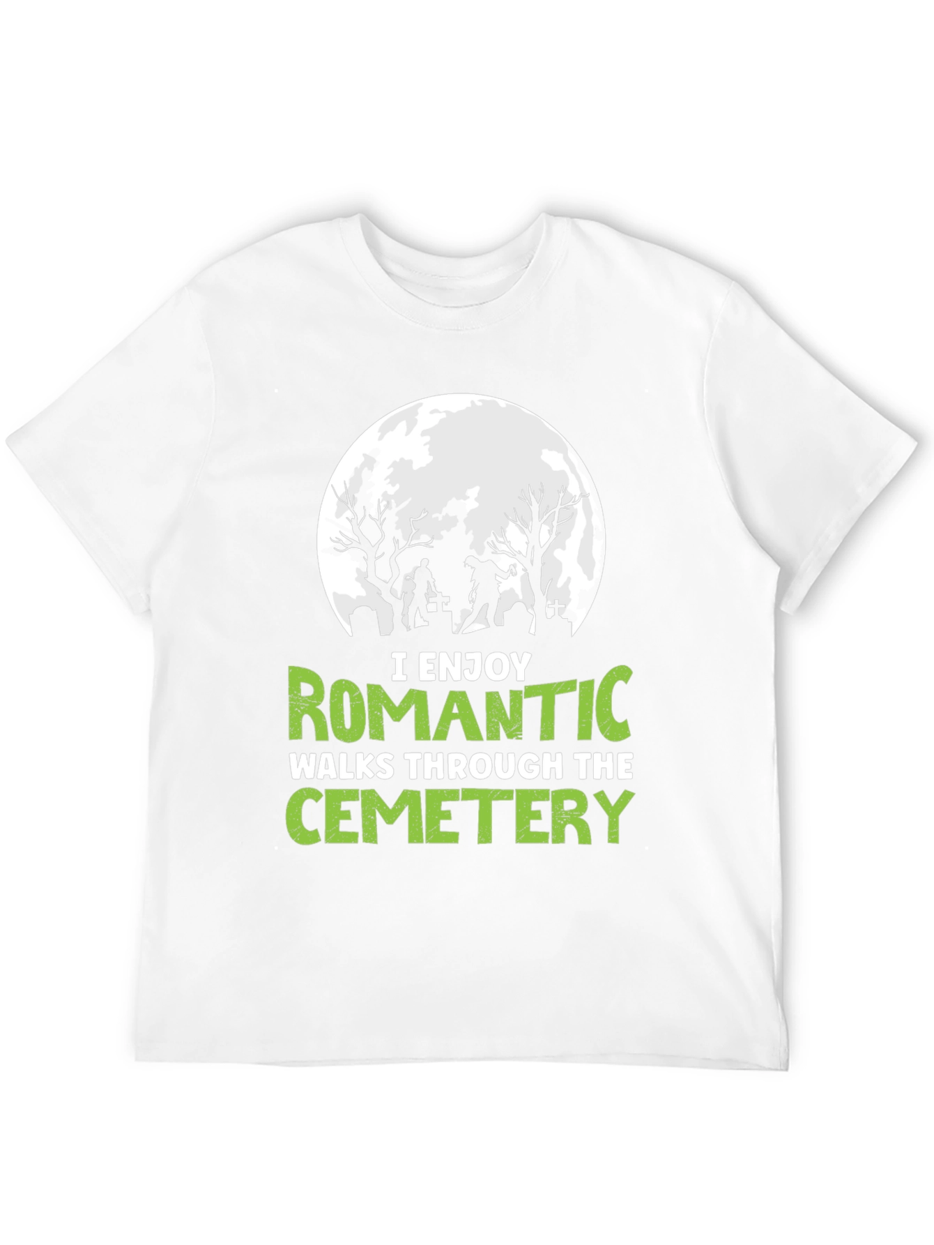 Romantic Cemetery Walks Graphic T-Shirt