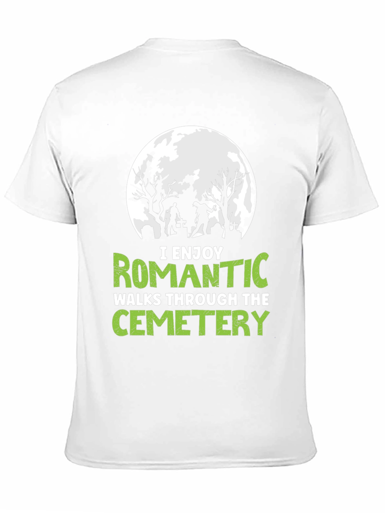 Romantic Cemetery Walks Graphic T-Shirt