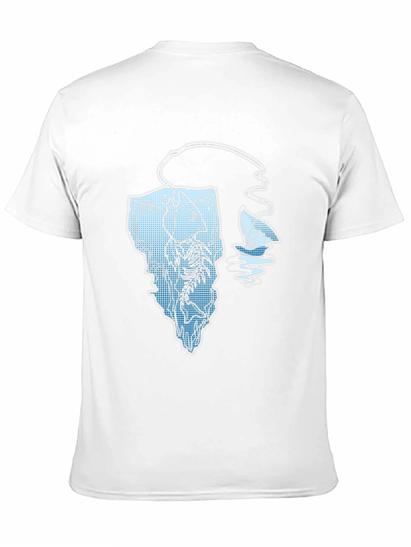 Cool Fishing Iceberg Graphic Tee