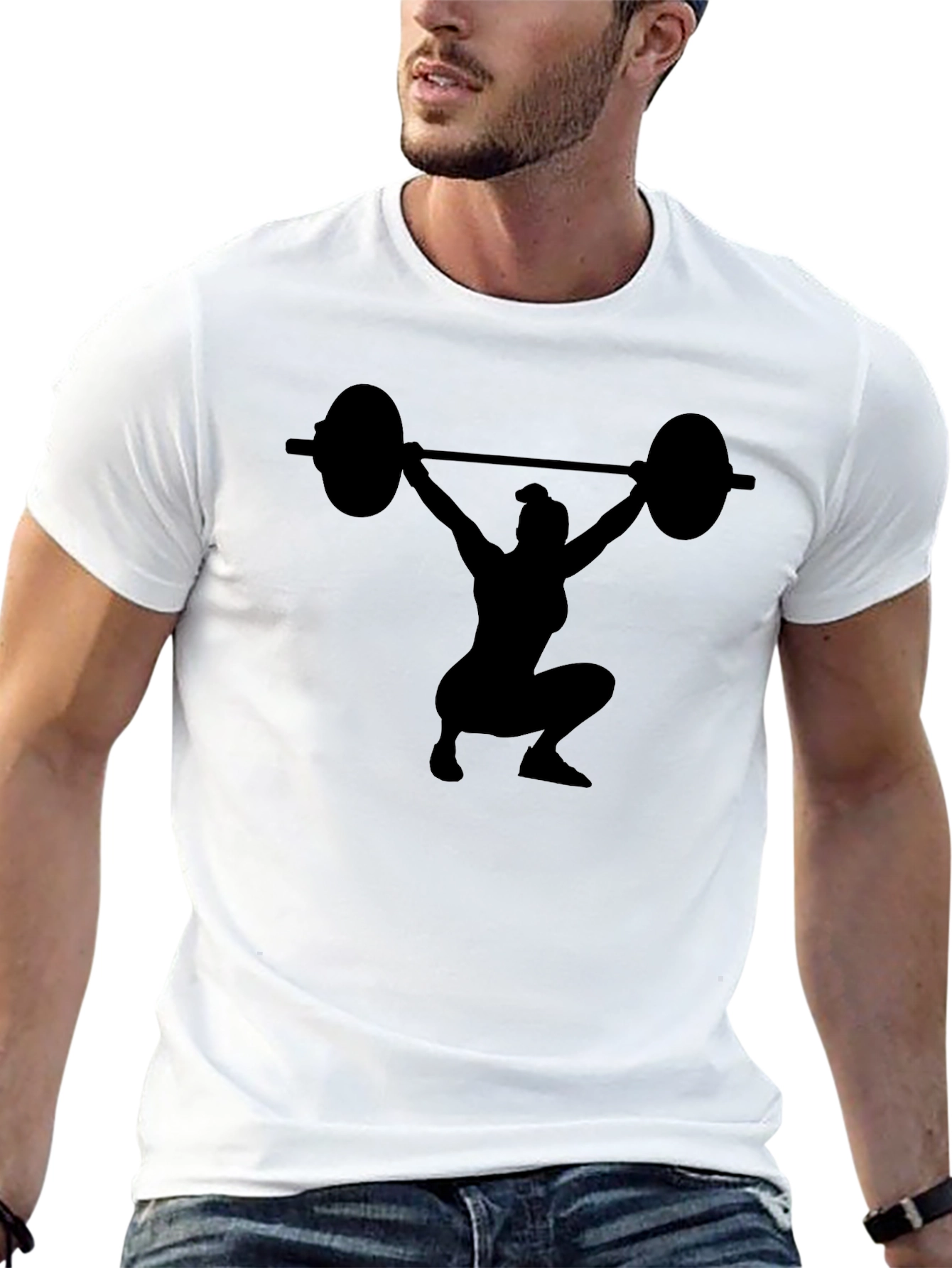 Weightlifting Silhouette T-Shirt