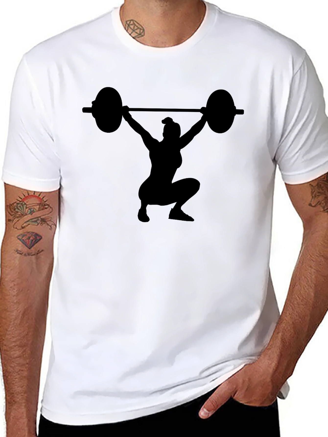 Weightlifting Silhouette T-Shirt