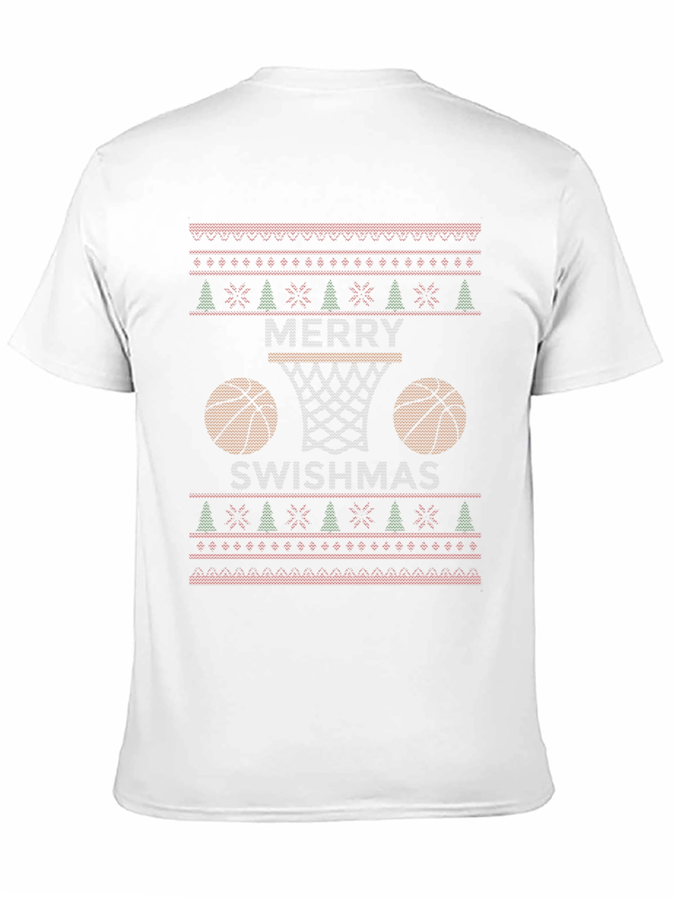 Merry Swishmas Basketball T-Shirt