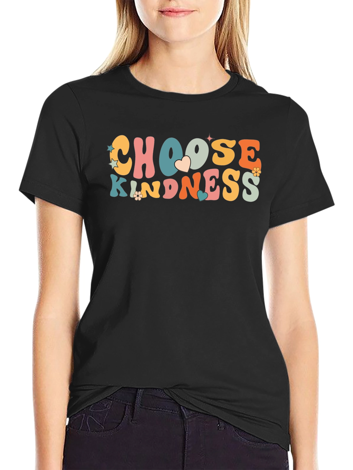Choose Kindness Graphic Tee - Trendy Comfort