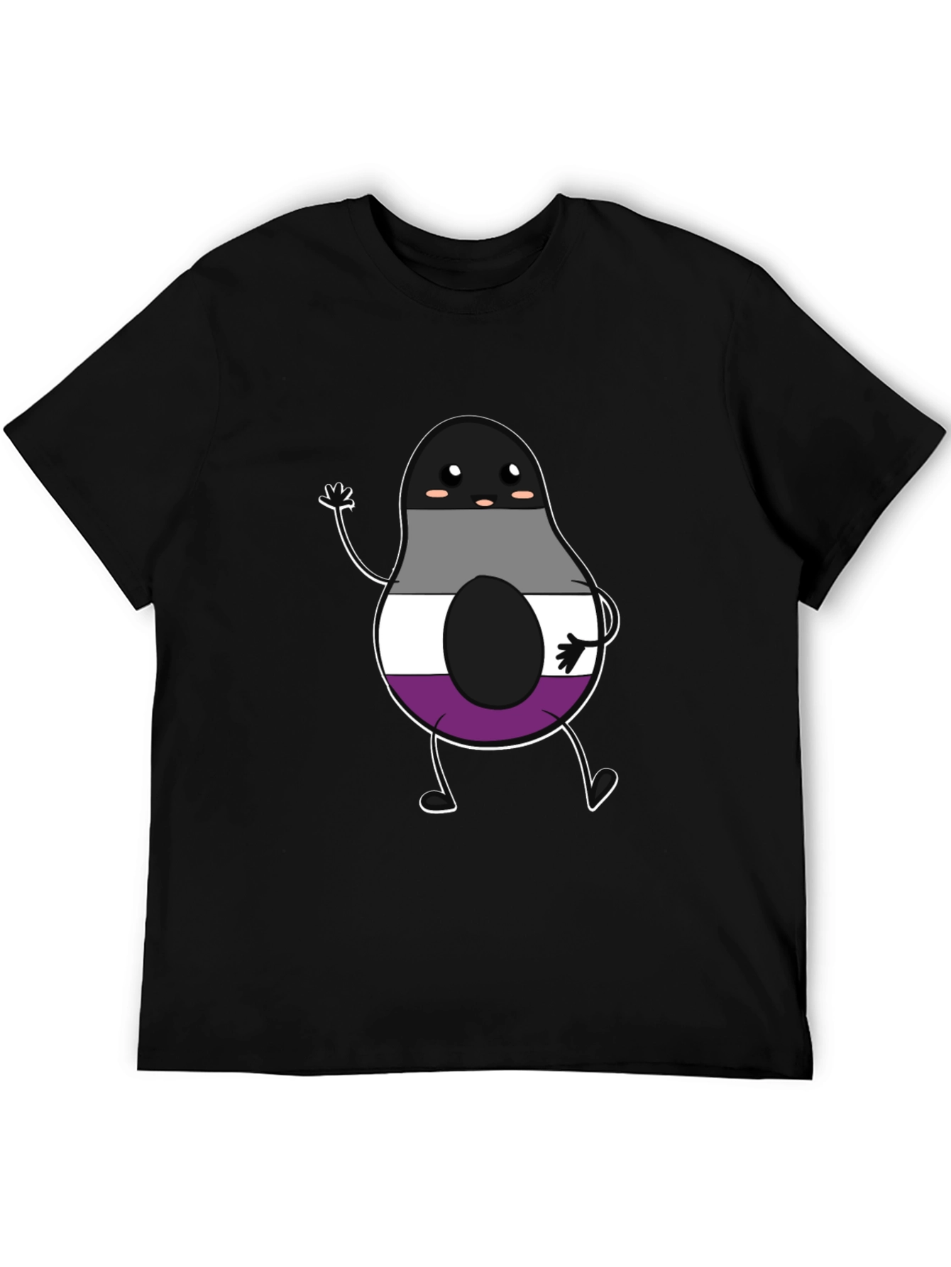 Asexual Pride Avocado Graphic T-Shirt