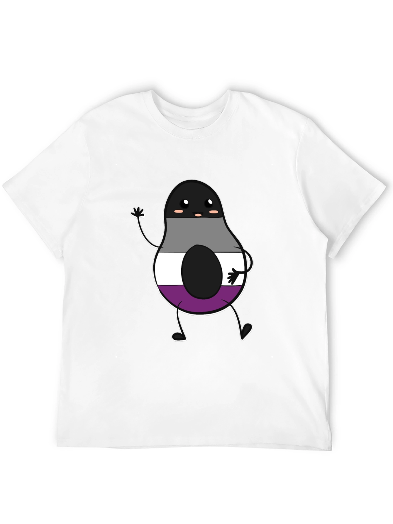 Asexual Pride Avocado Graphic T-Shirt