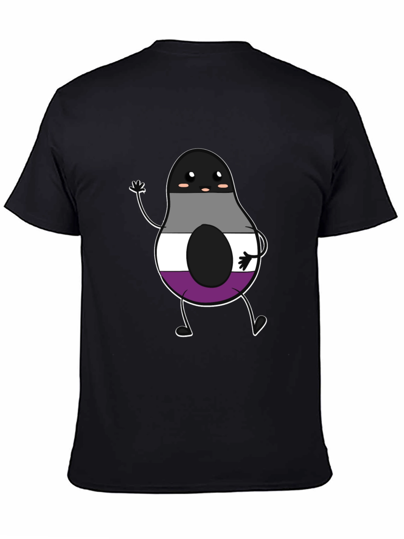 Asexual Pride Avocado Graphic T-Shirt