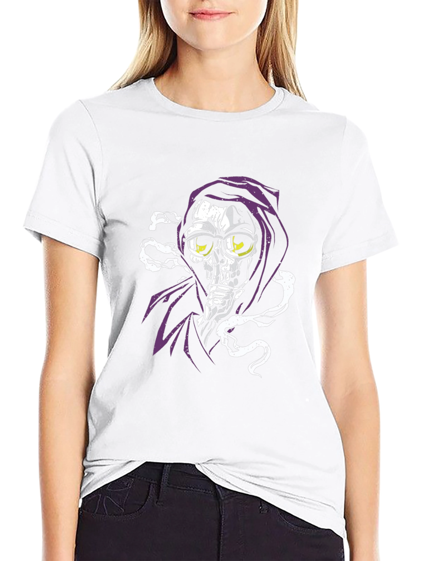 Smoking Grim Reaper T-Shirt