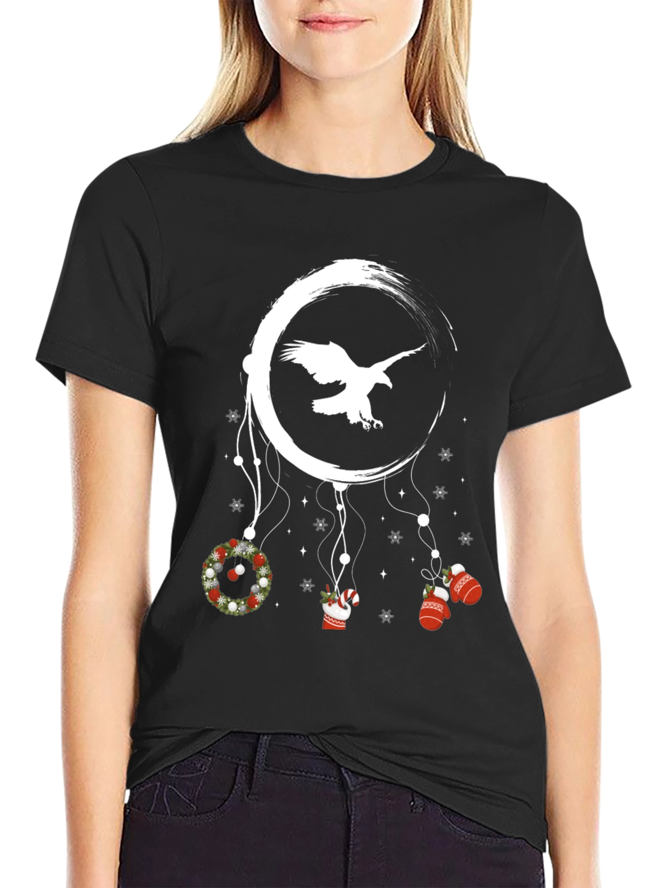 Eagle Christmas Dreamcatcher T-Shirt