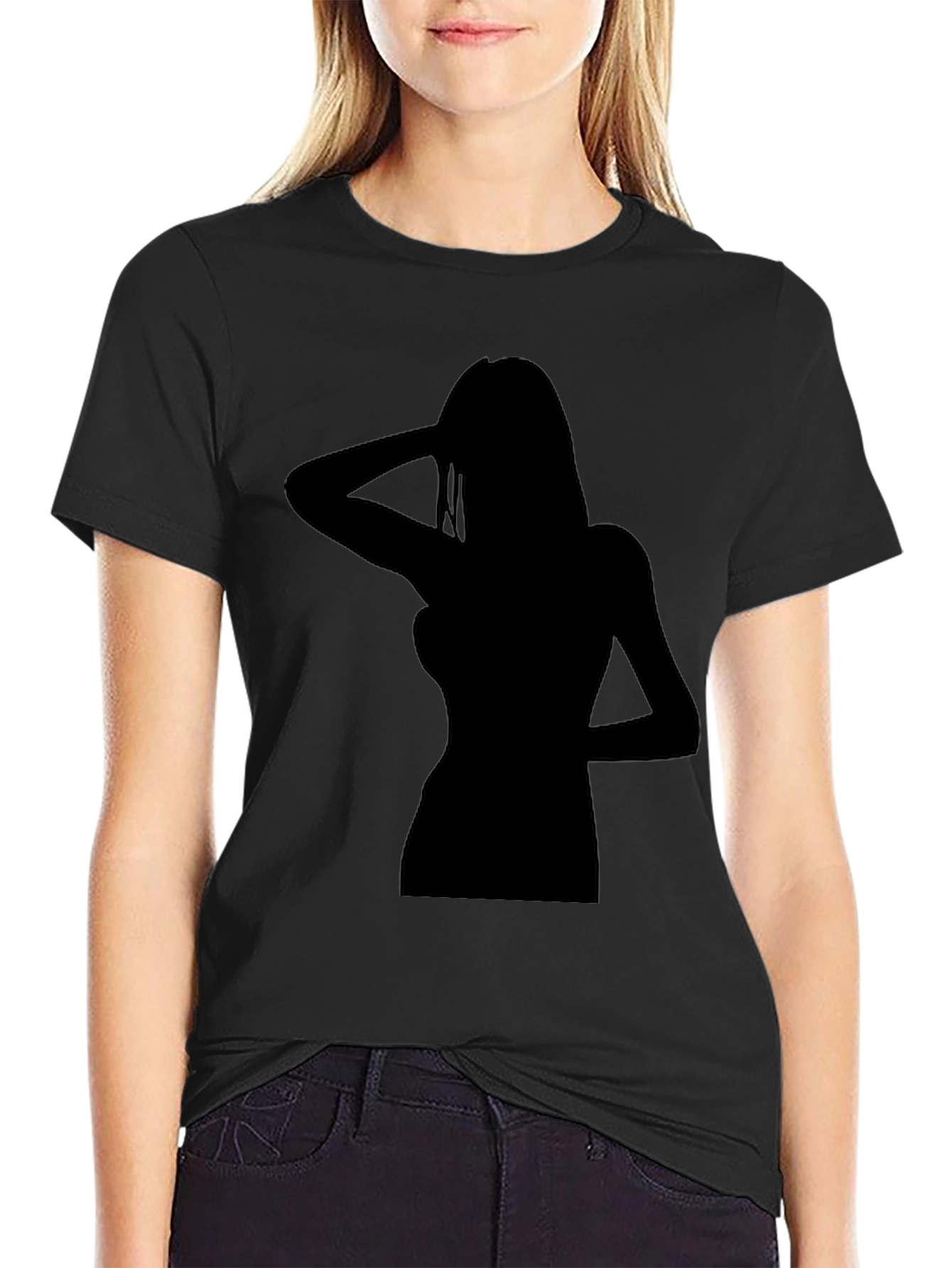 Silhouette Graphic Tee - Classic Black T-Shirt