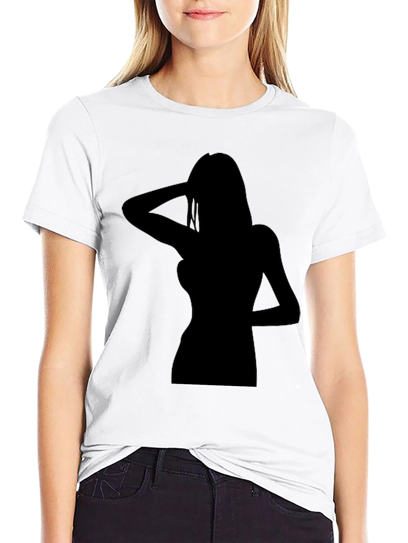 Silhouette Graphic Tee - Classic Black T-Shirt