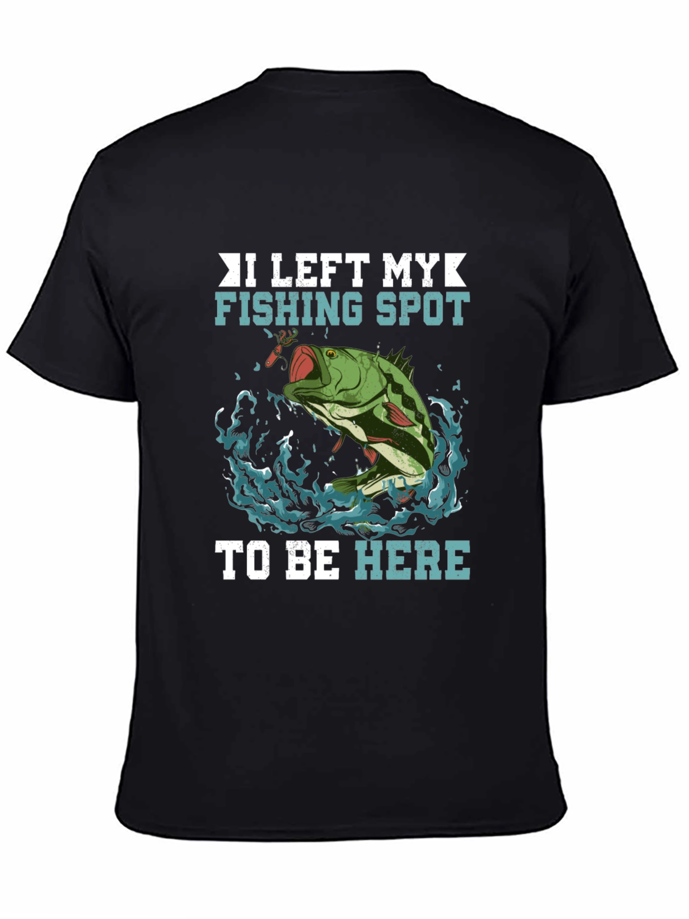 Fishing Spot Graphic Tee - Anglers Humor
