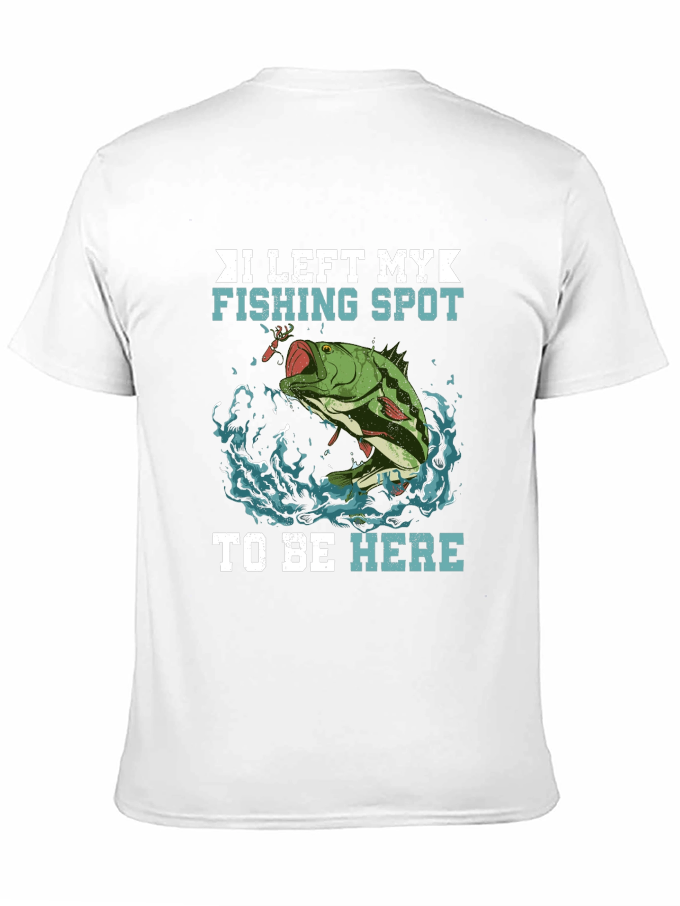 Fishing Spot Graphic Tee - Anglers Humor