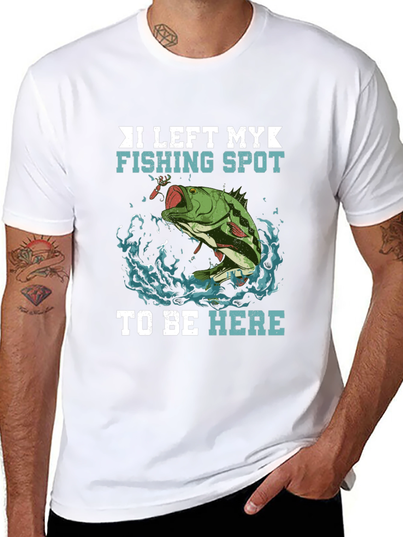 Fishing Spot Graphic Tee - Anglers Humor